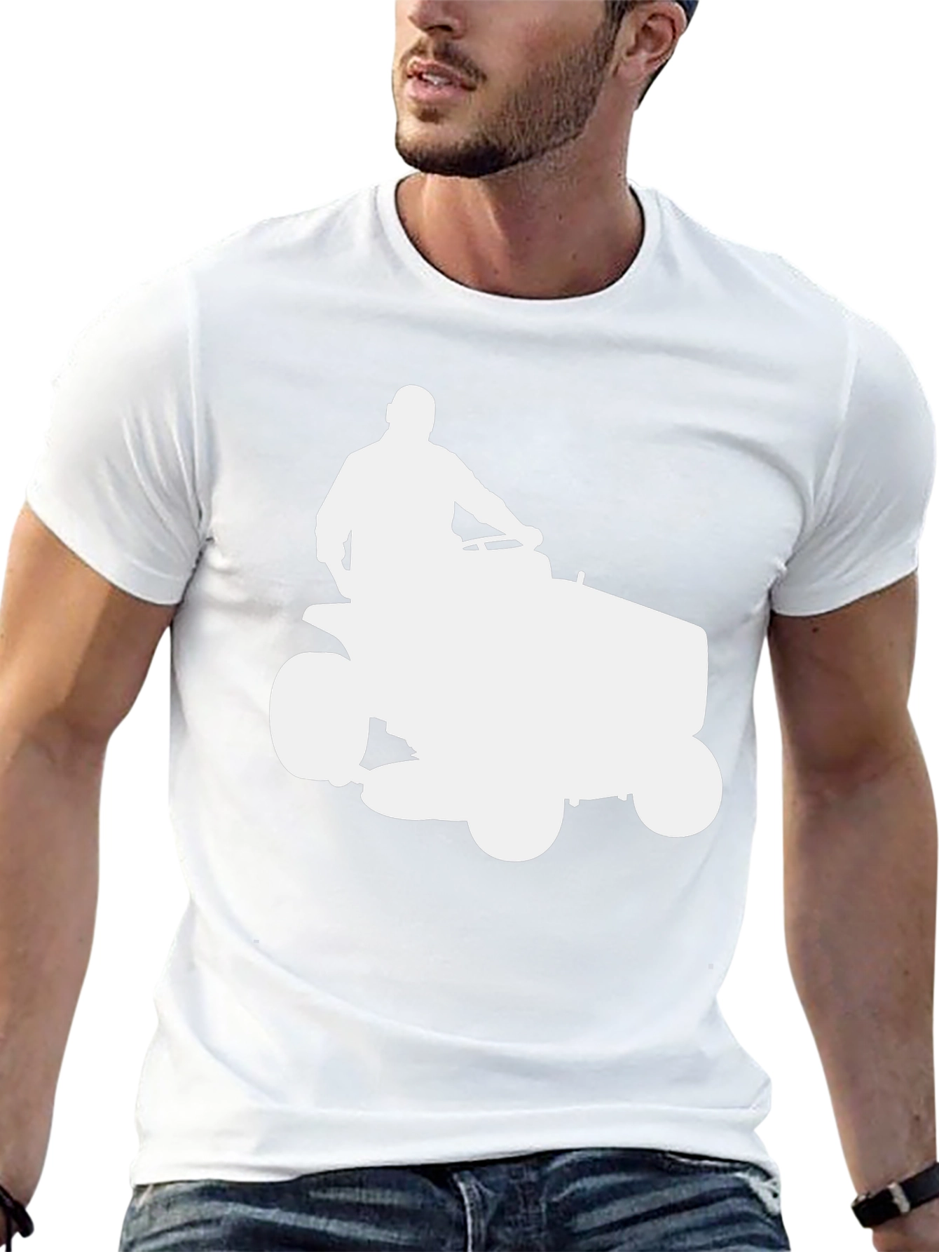 Lawn Mower Black T-Shirt