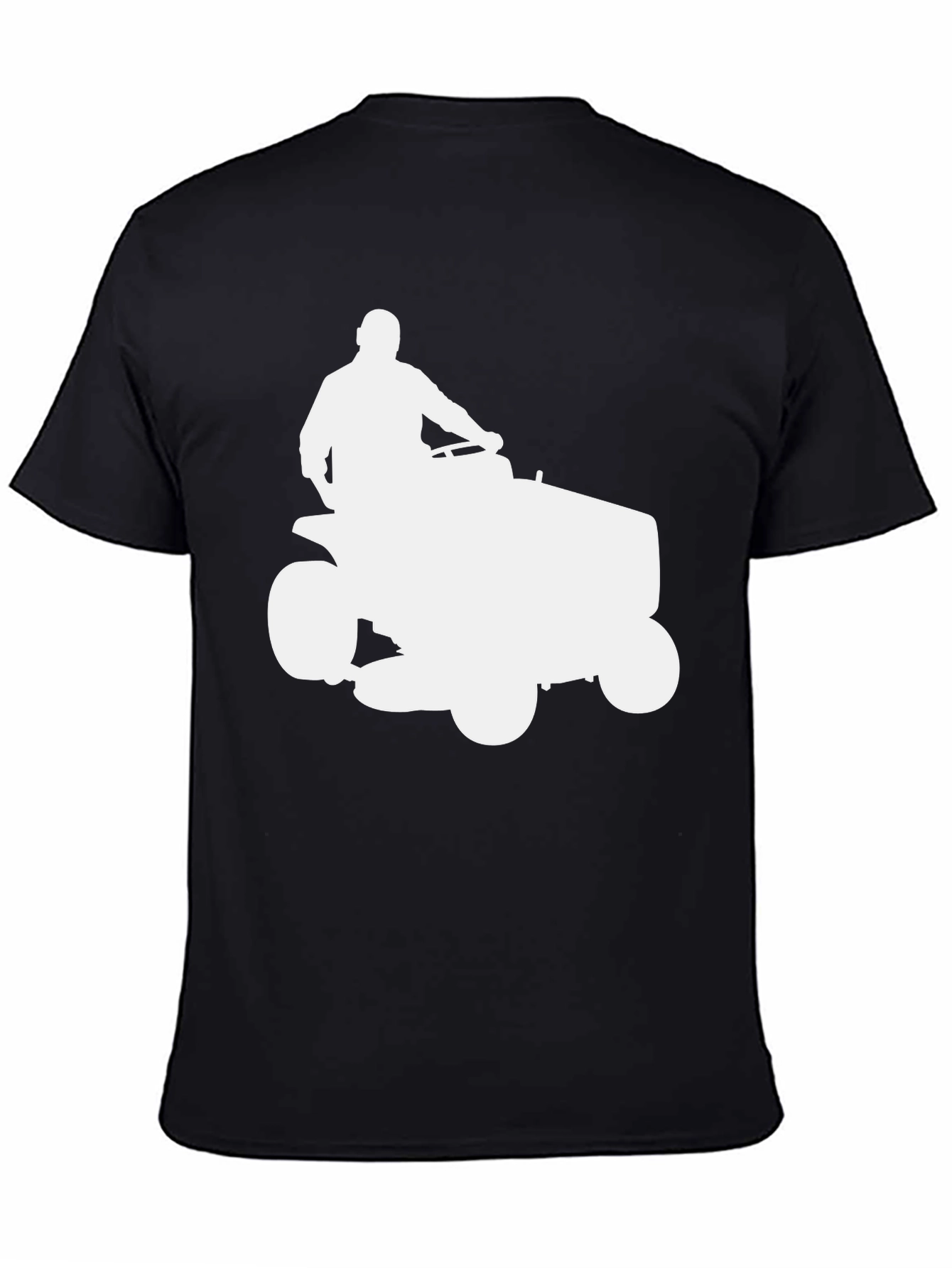 Lawn Mower Black T-Shirt