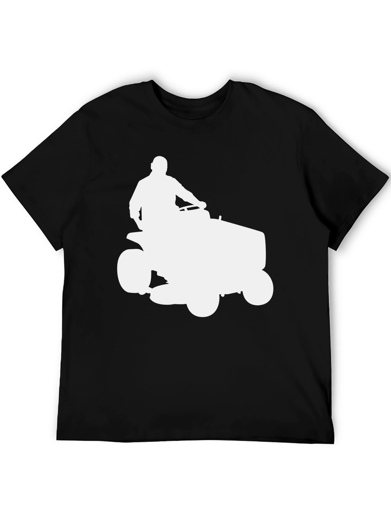 Lawn Mower Black T-Shirt