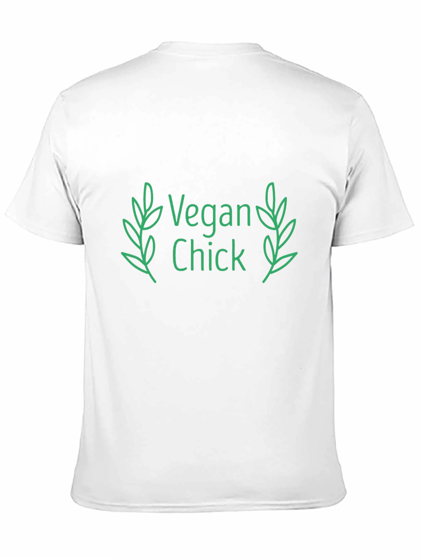 Vegan Chick Tee - Black Cotton T-Shirt