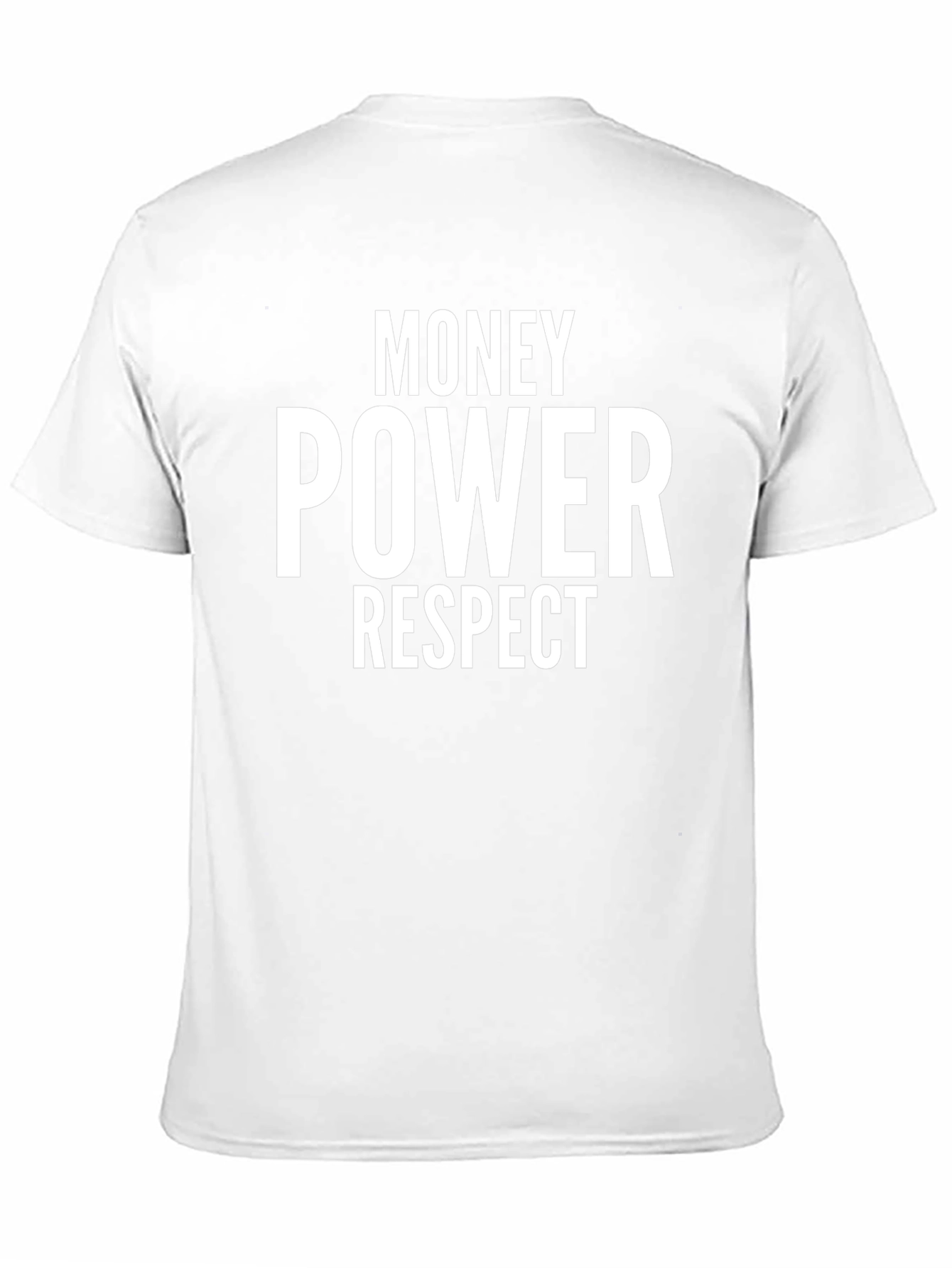 Money Power Respect Graphic Tee - Black