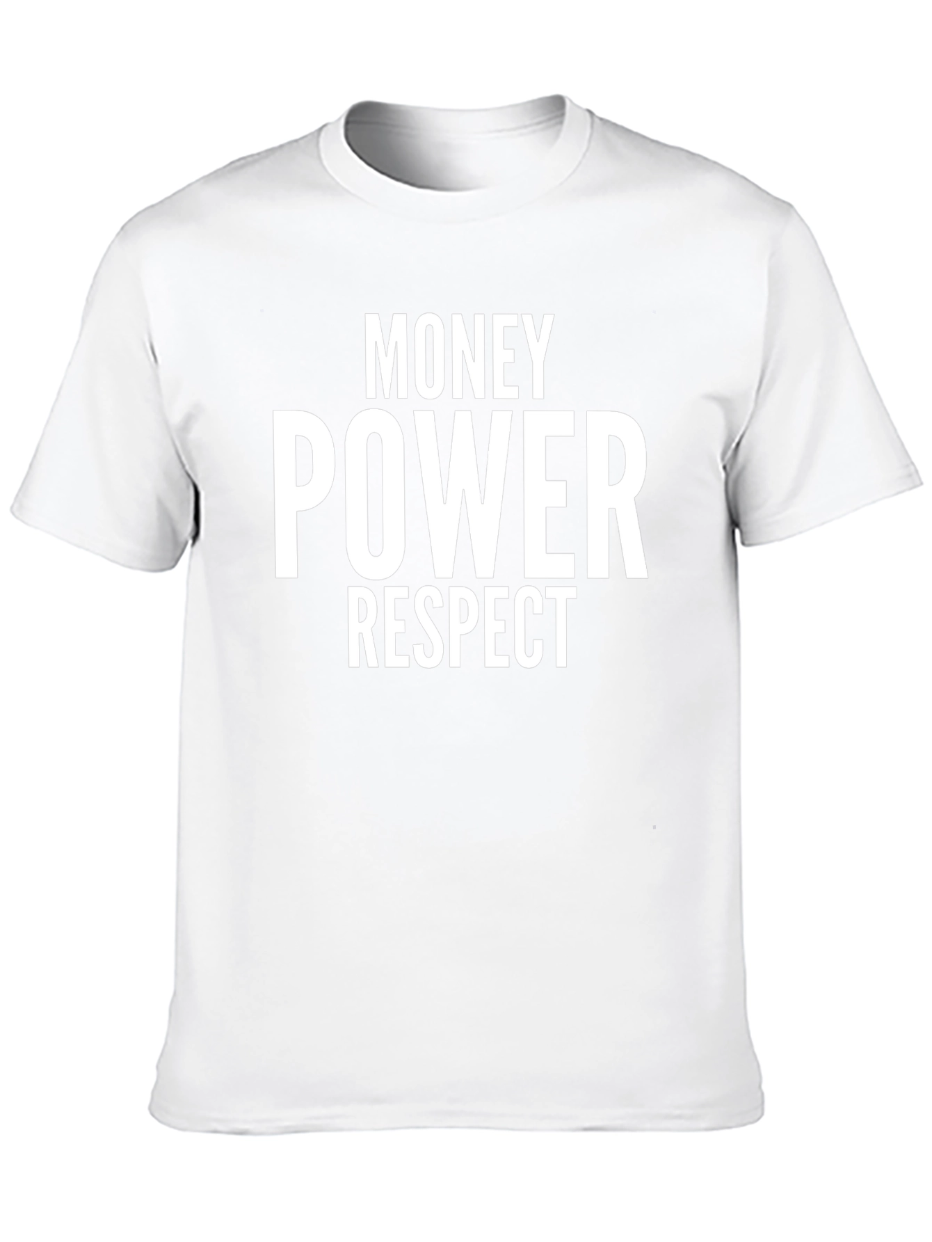 Money Power Respect Graphic Tee - Black