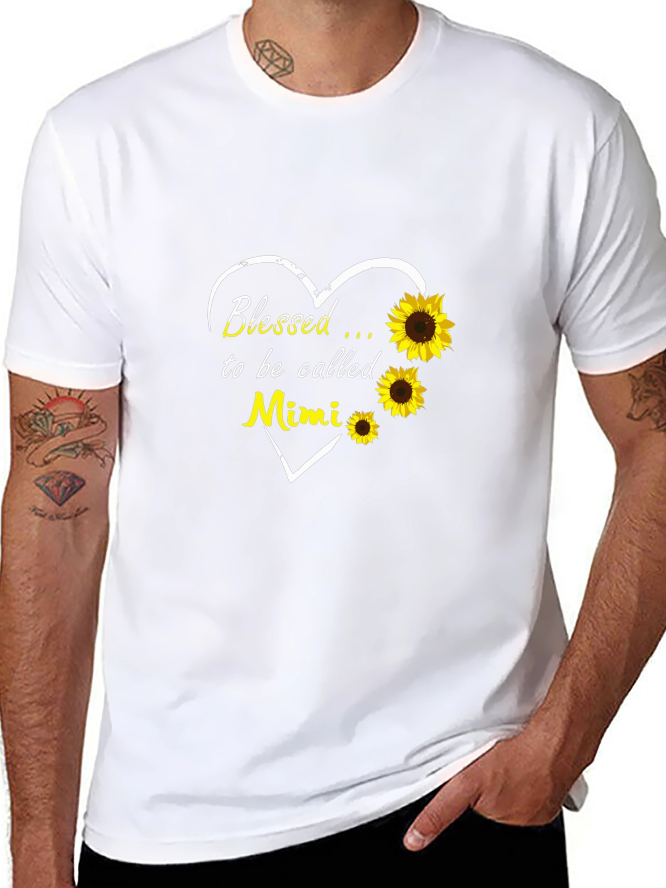 Blessed to be Called Mimi Sunflower T-Shirt