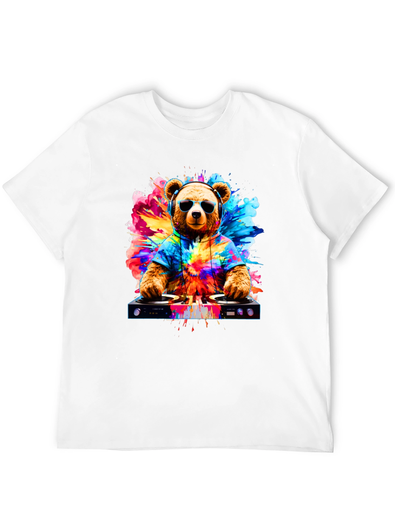 DJ Bear Graphic T-Shirt