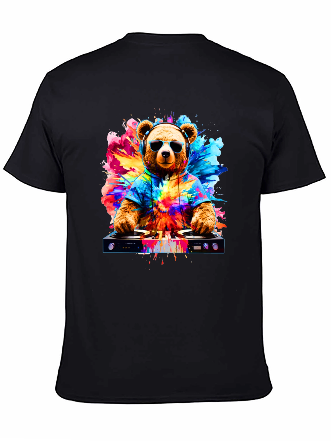 DJ Bear Graphic T-Shirt