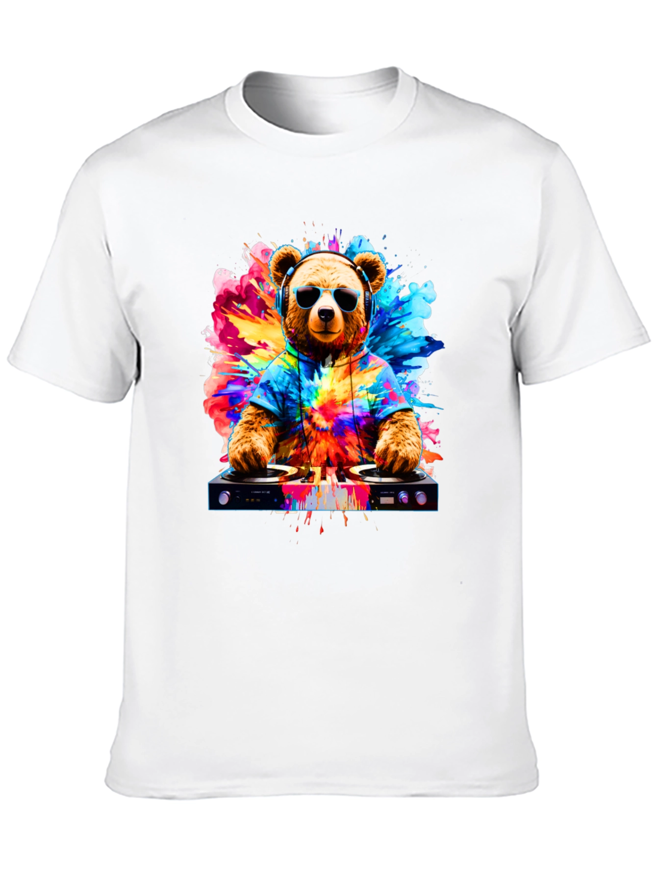 DJ Bear Graphic T-Shirt