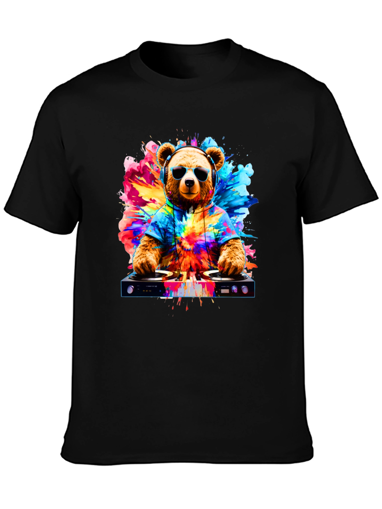 DJ Bear Graphic T-Shirt