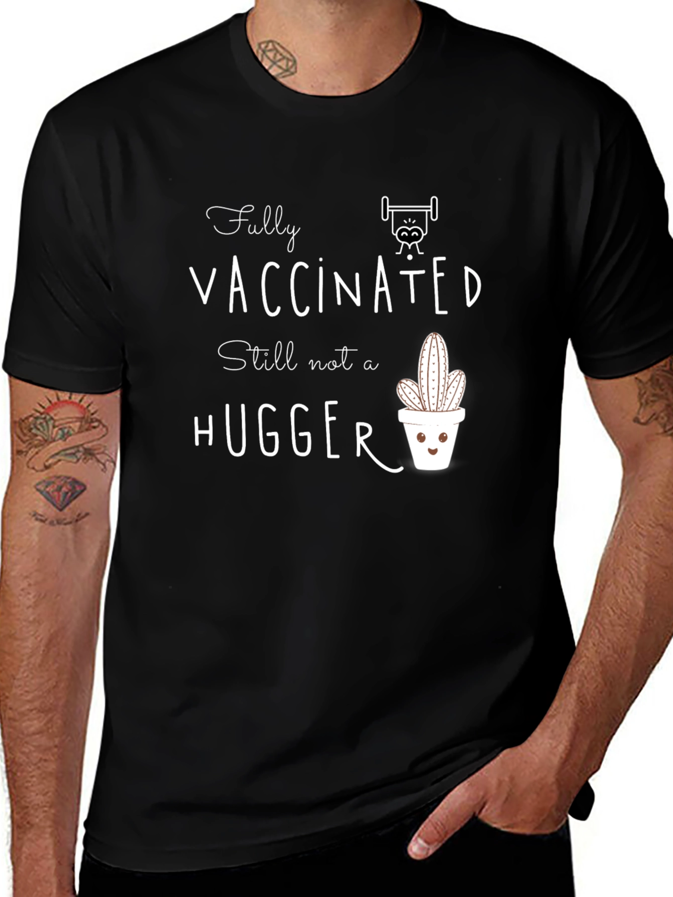 Vaccinated Hugger T-Shirt