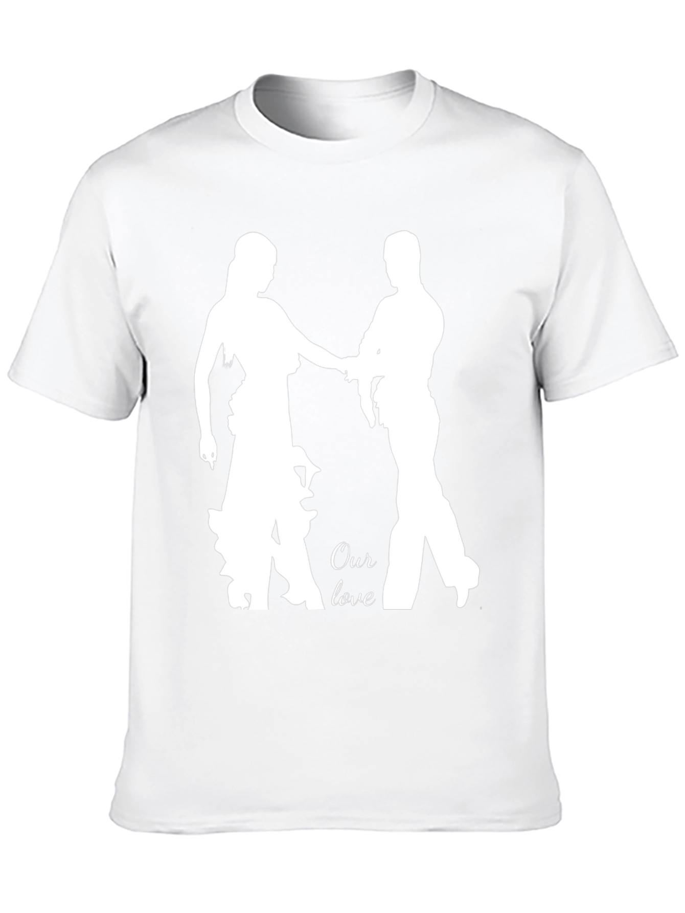 Romantic Our Love Dance Silhouette T-Shirt