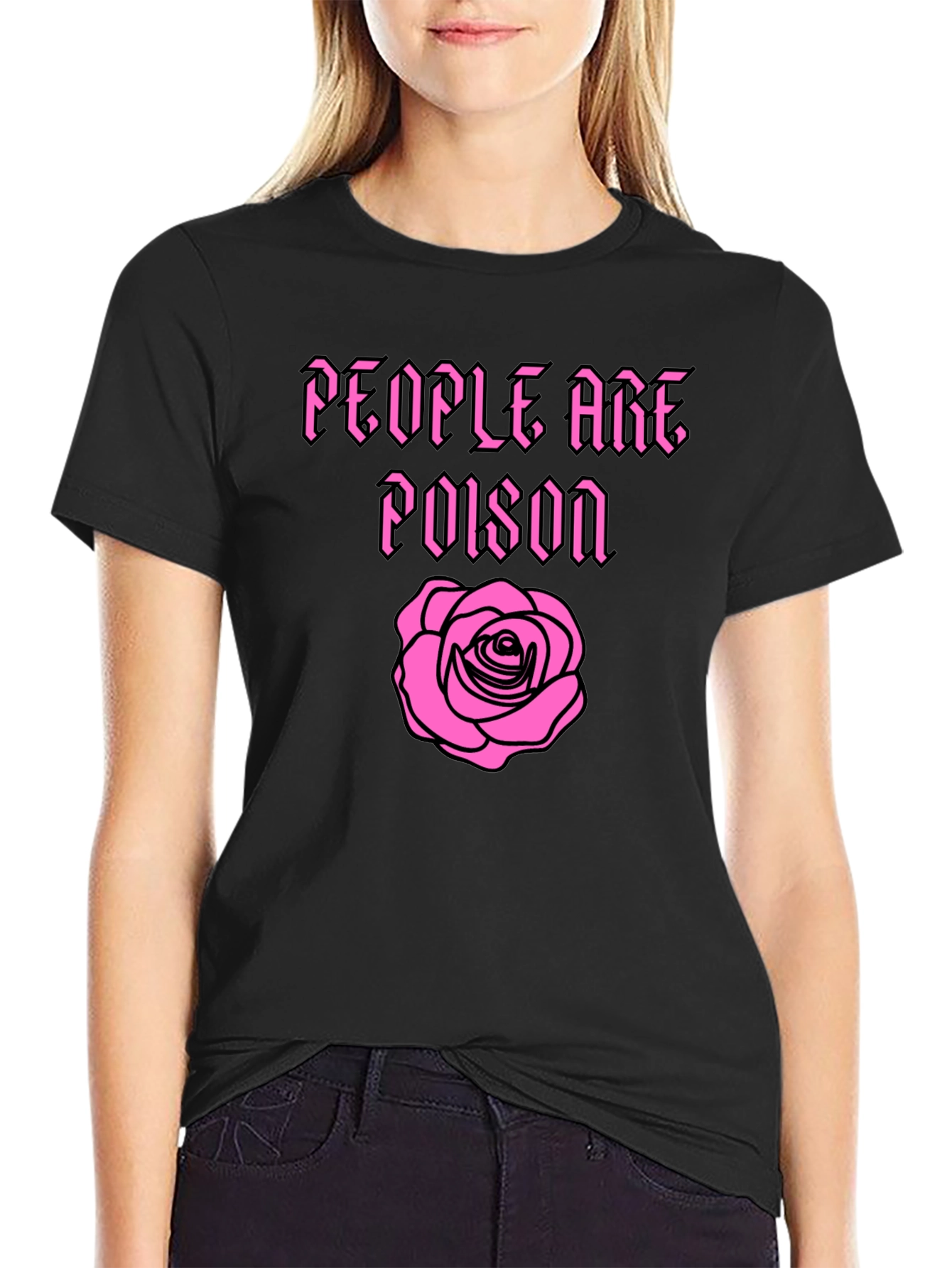 People Are Poison Rose Graphic Tee