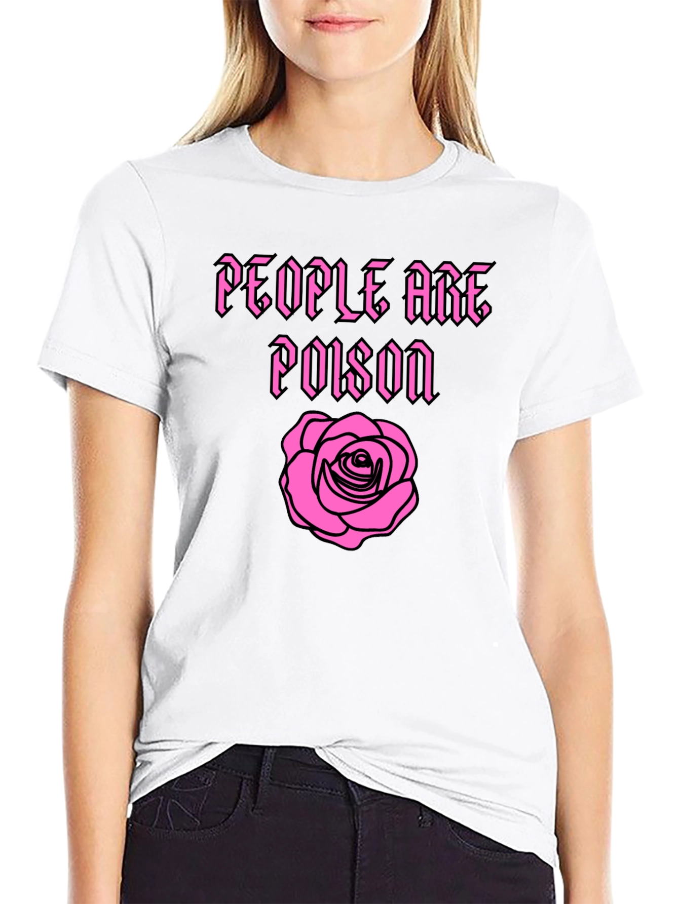 People Are Poison Rose Graphic Tee