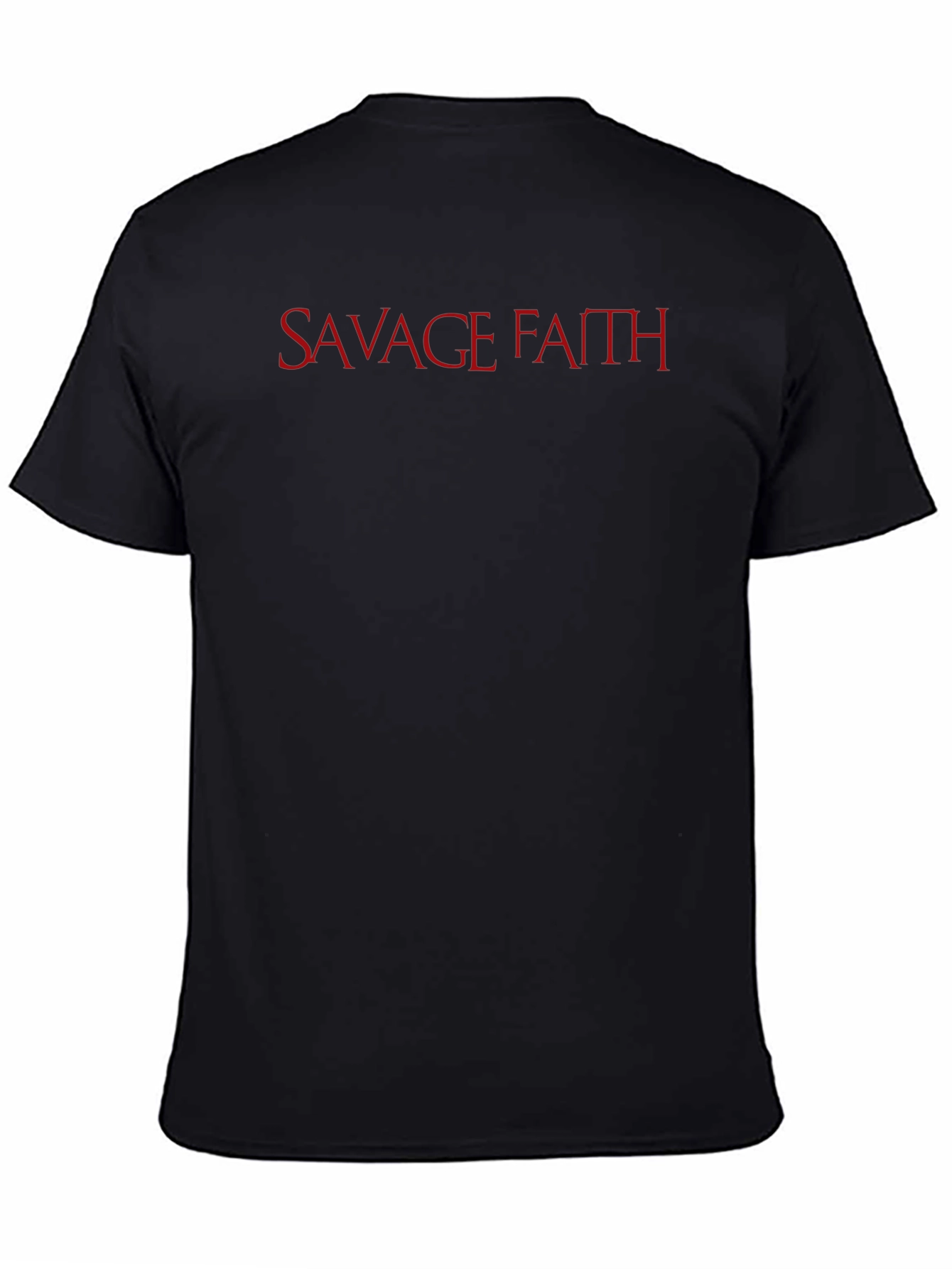 Savage Faith Graphic Tee - Red Letter Print