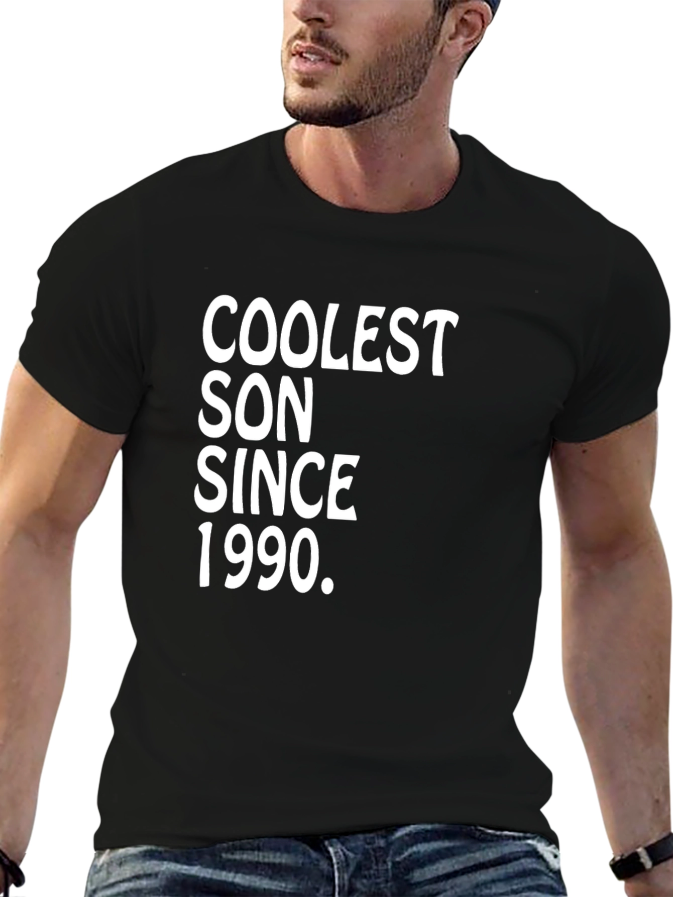 Coolest Son Since 1990 Black T-Shirt