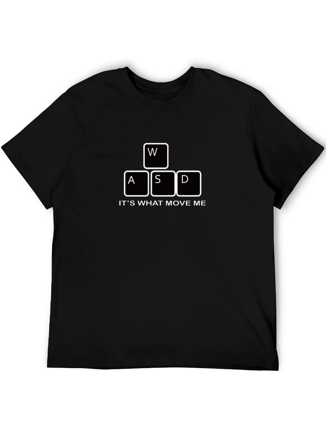 Gamer T-Shirt - WASD Keyboard Print