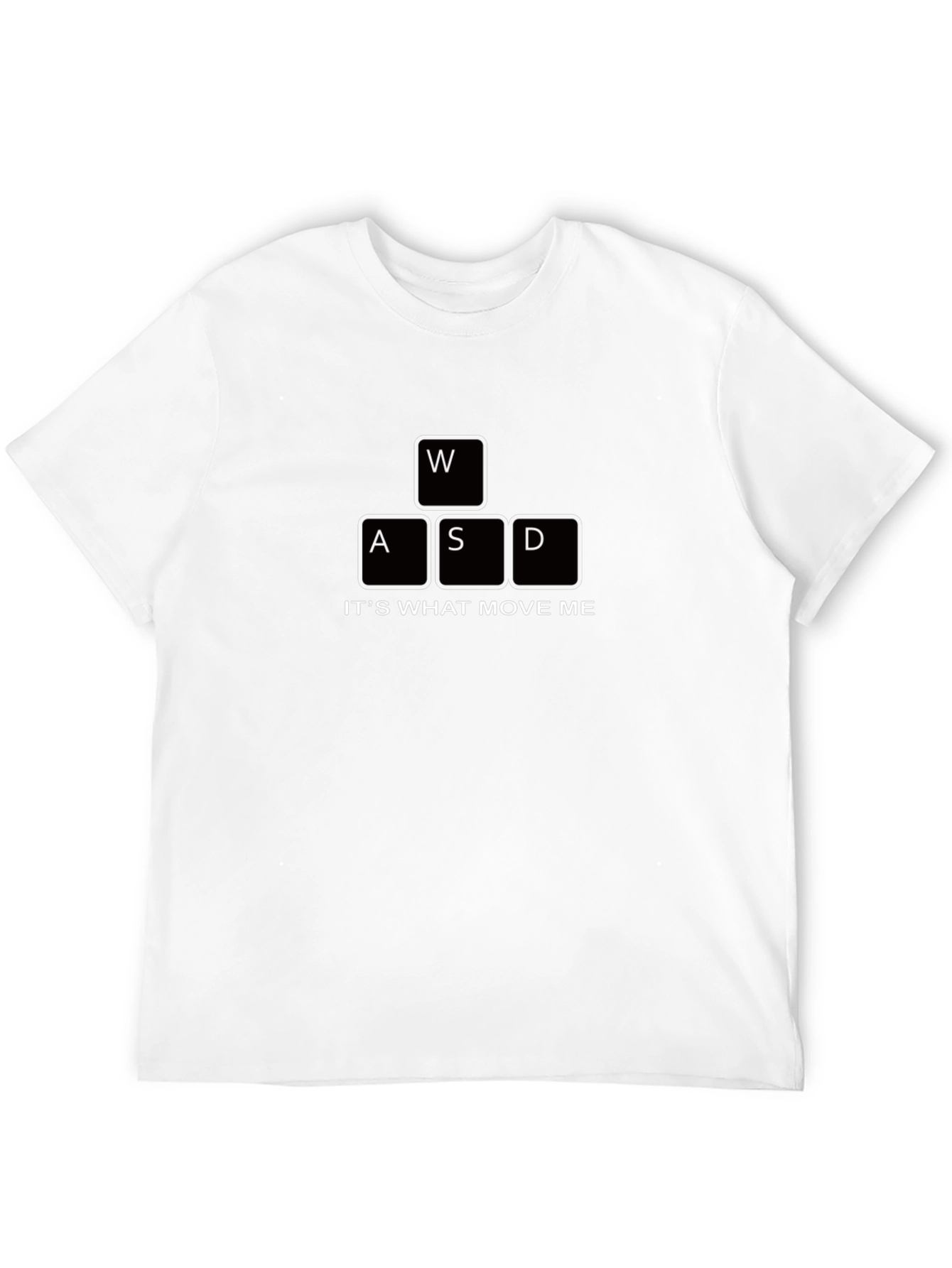 Gamer T-Shirt - WASD Keyboard Print