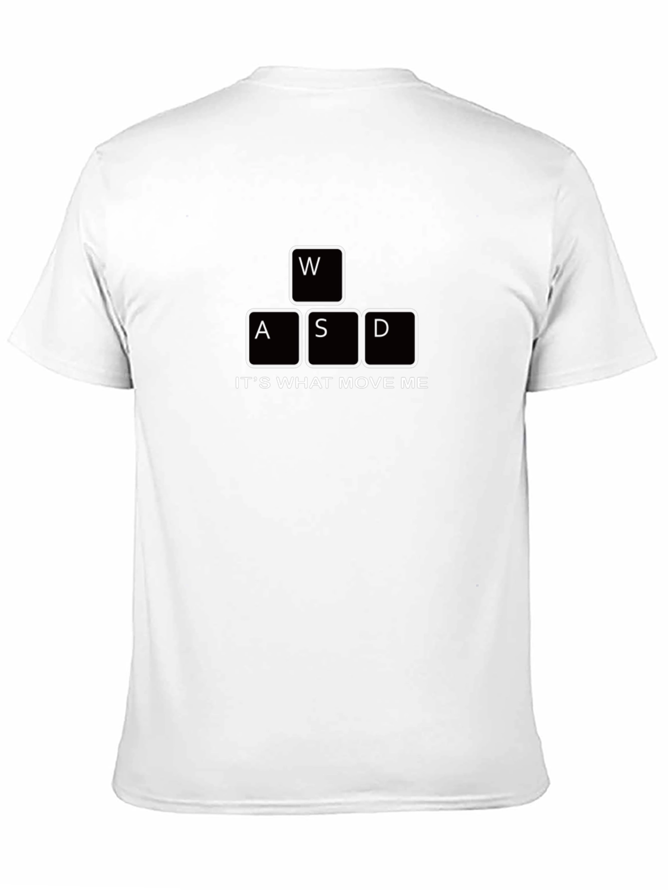 Gamer T-Shirt - WASD Keyboard Print