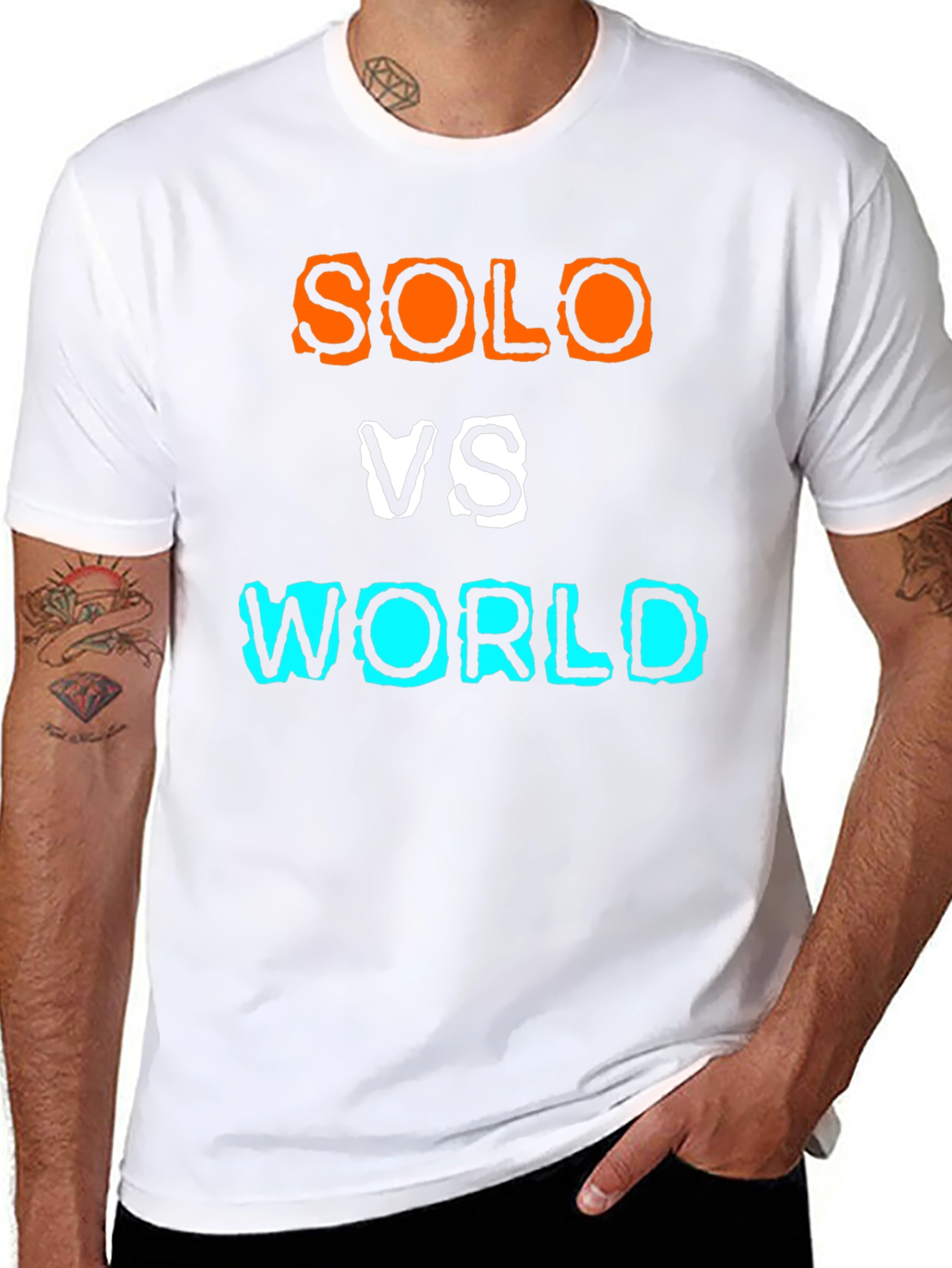 Solo VS World Graphic Tee - Black