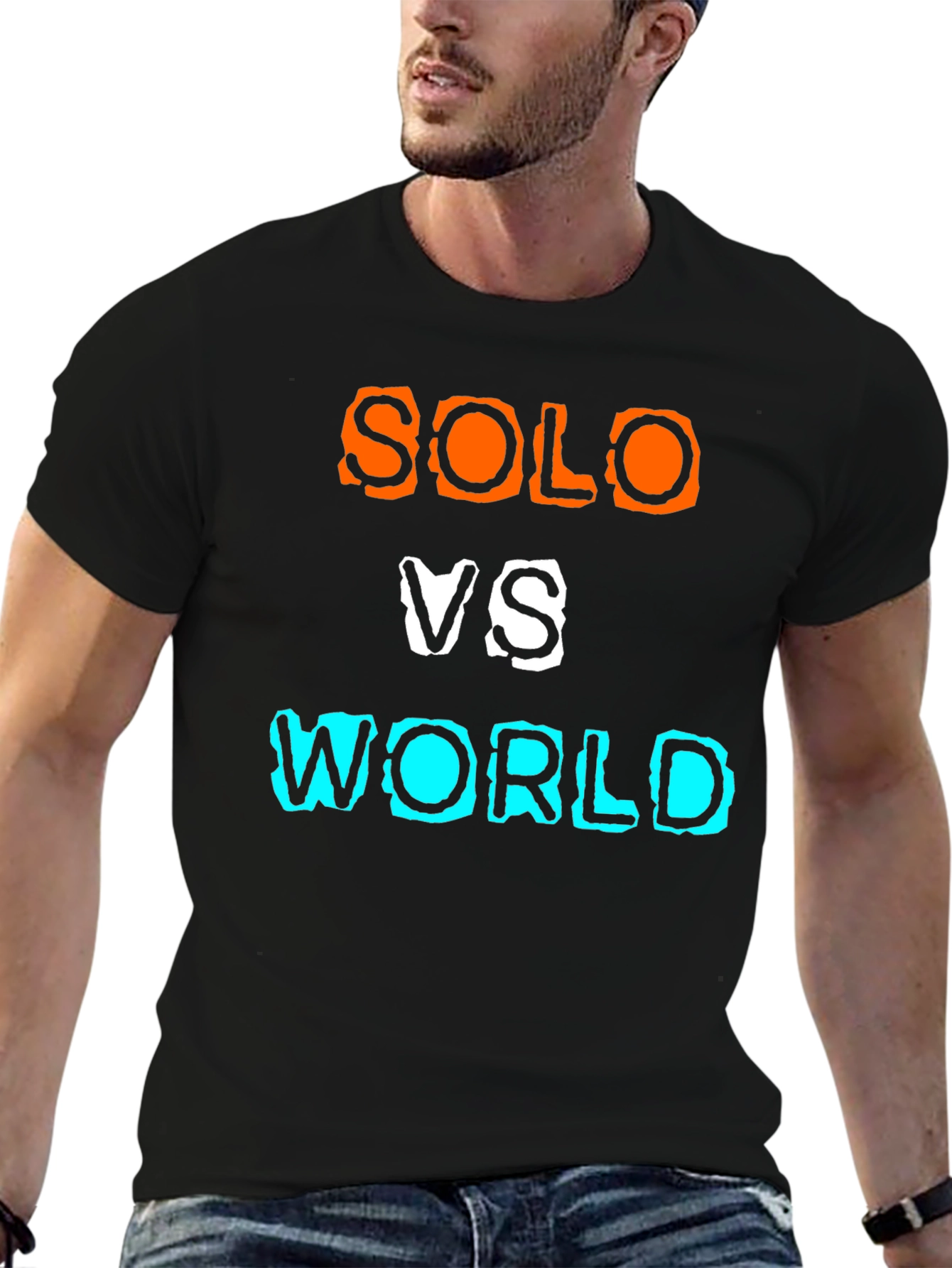 Solo VS World Graphic Tee - Black