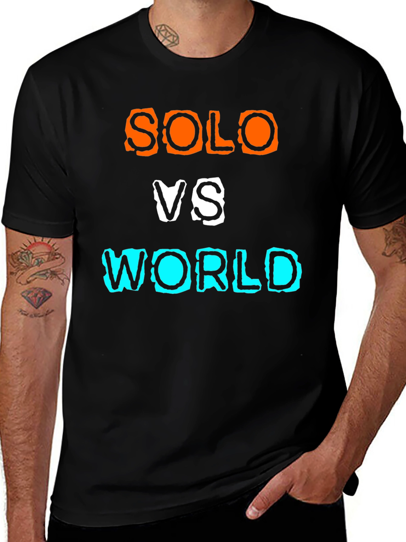 Solo VS World Graphic Tee - Black