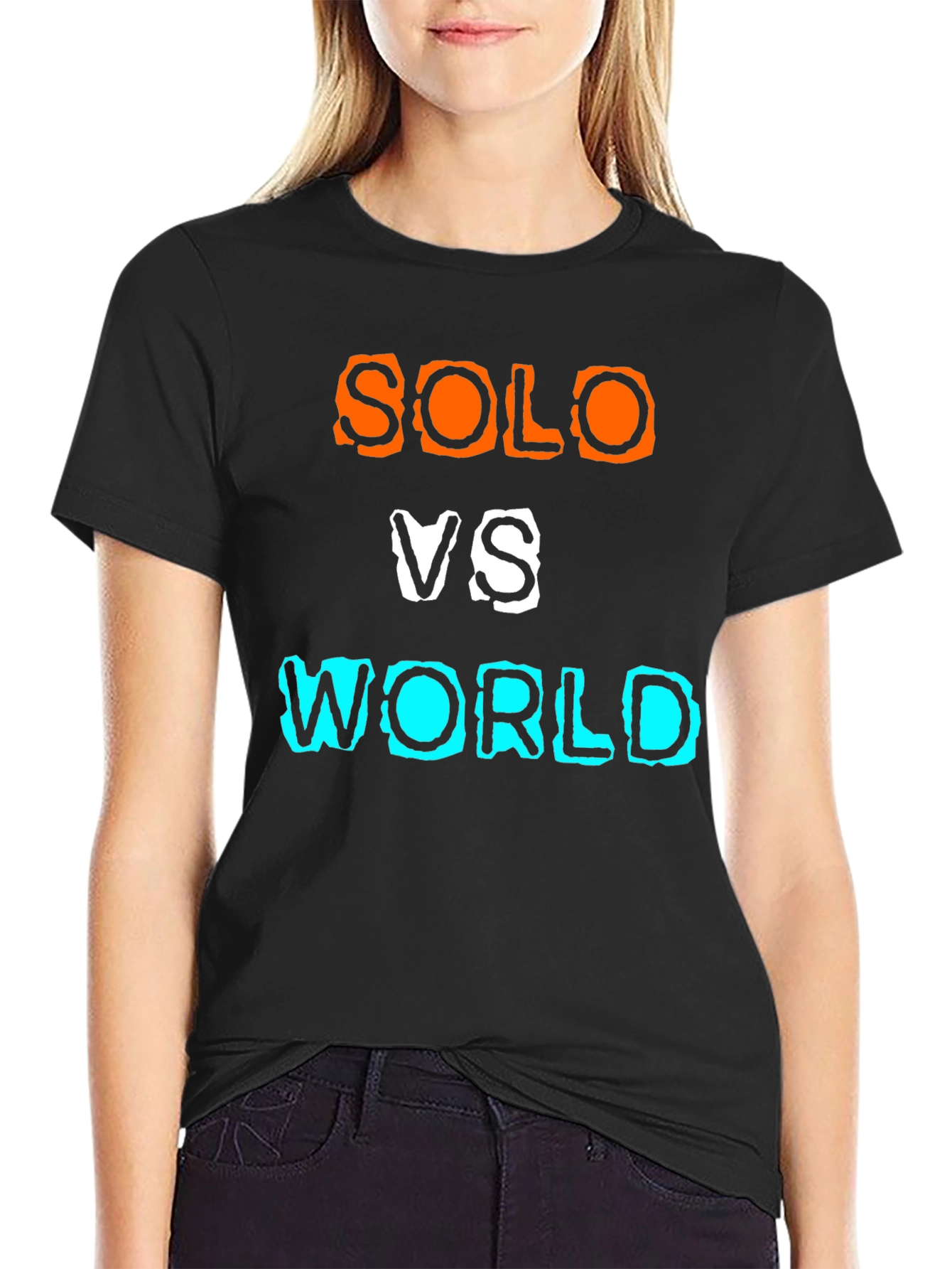 Solo VS World Graphic Tee - Black