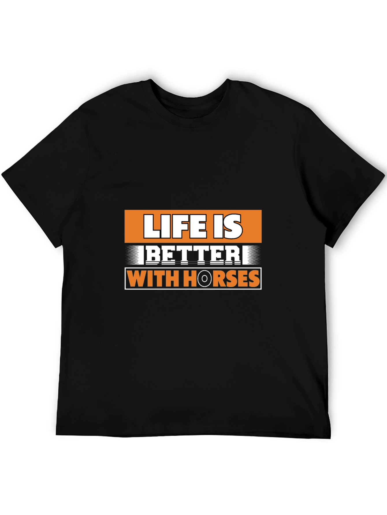 Life is Better with Horses Graphic T-Shirt