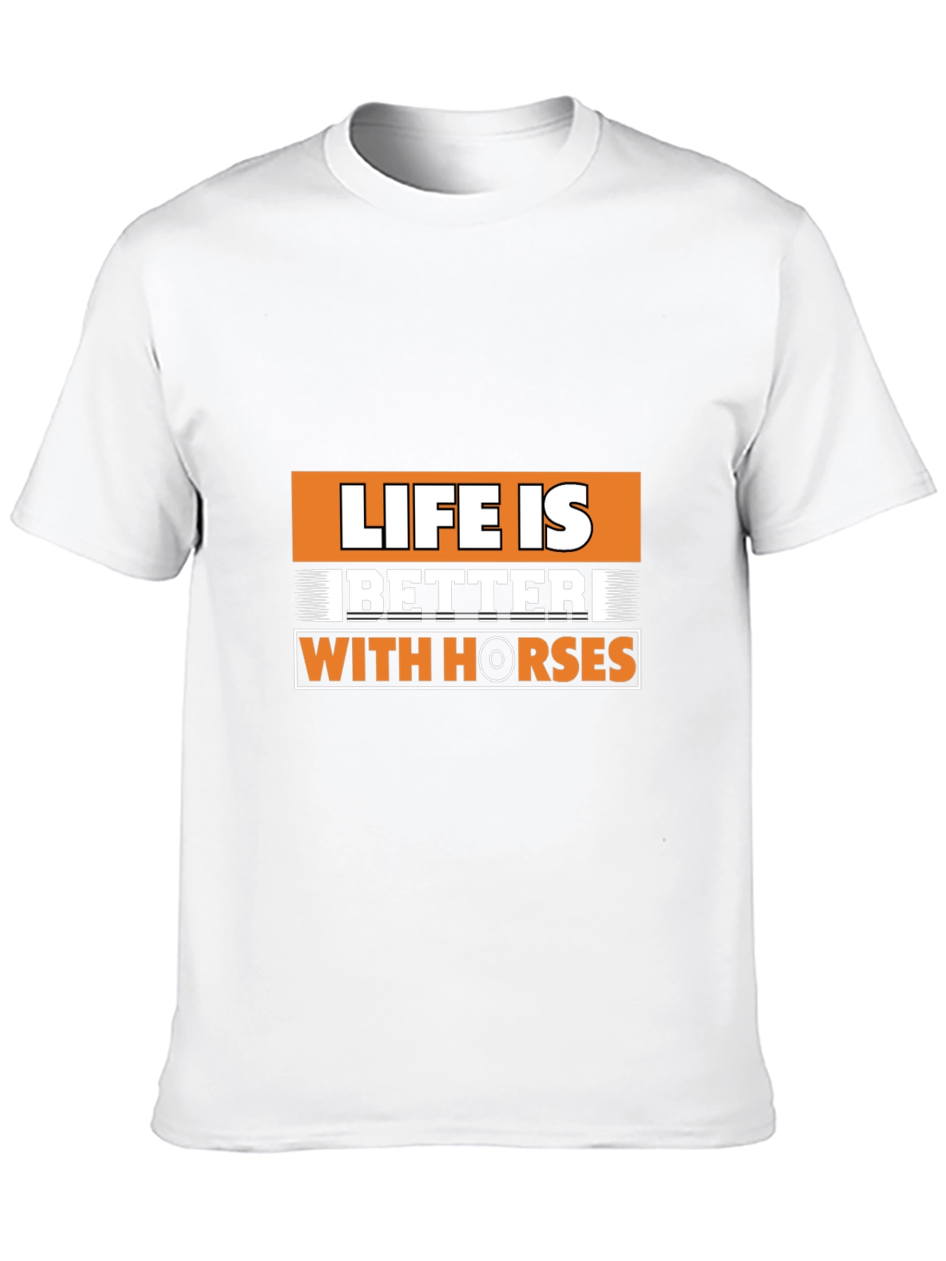 Life is Better with Horses Graphic T-Shirt