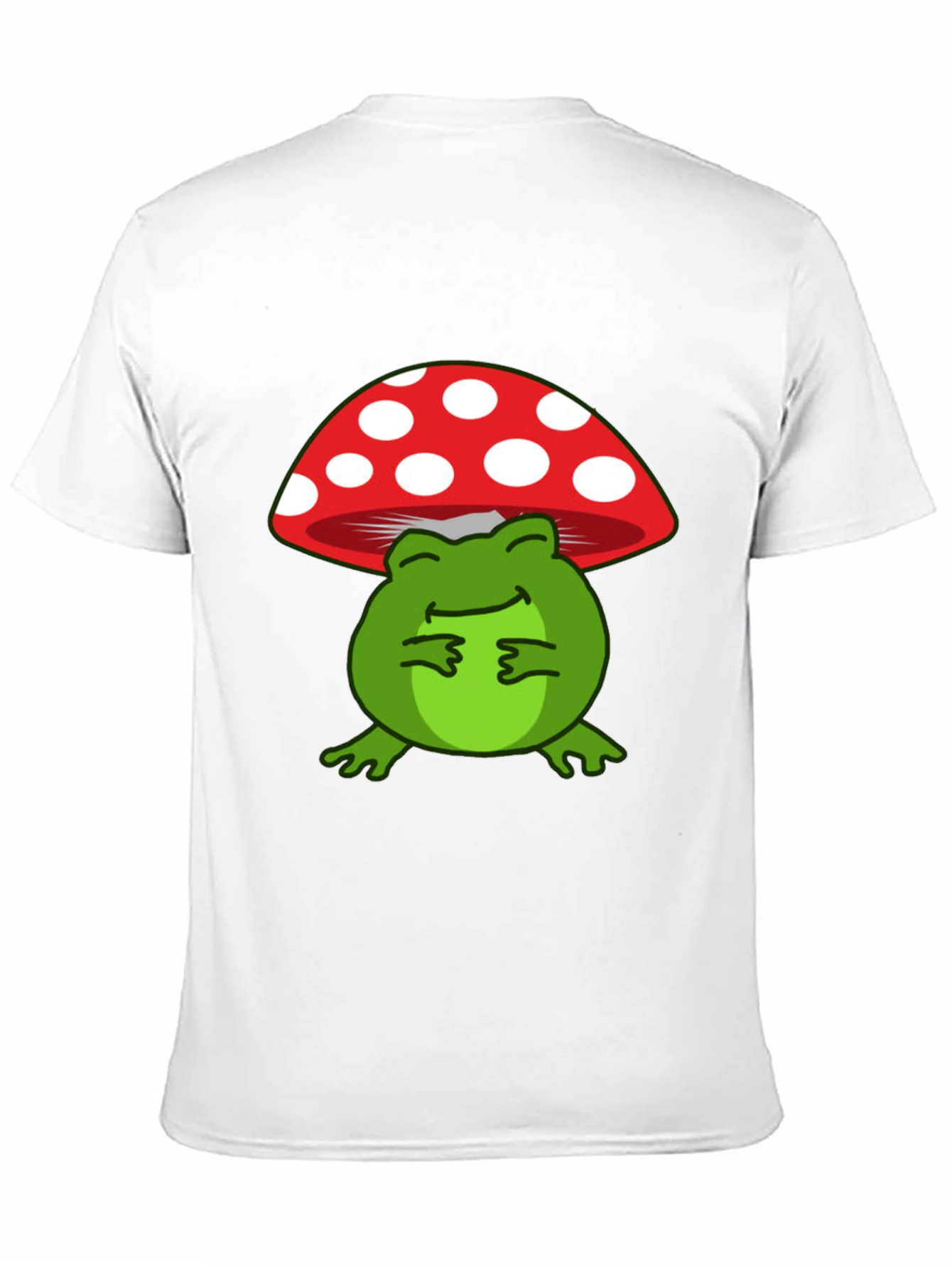 Frog on Mushroom Graphic T-Shirt
