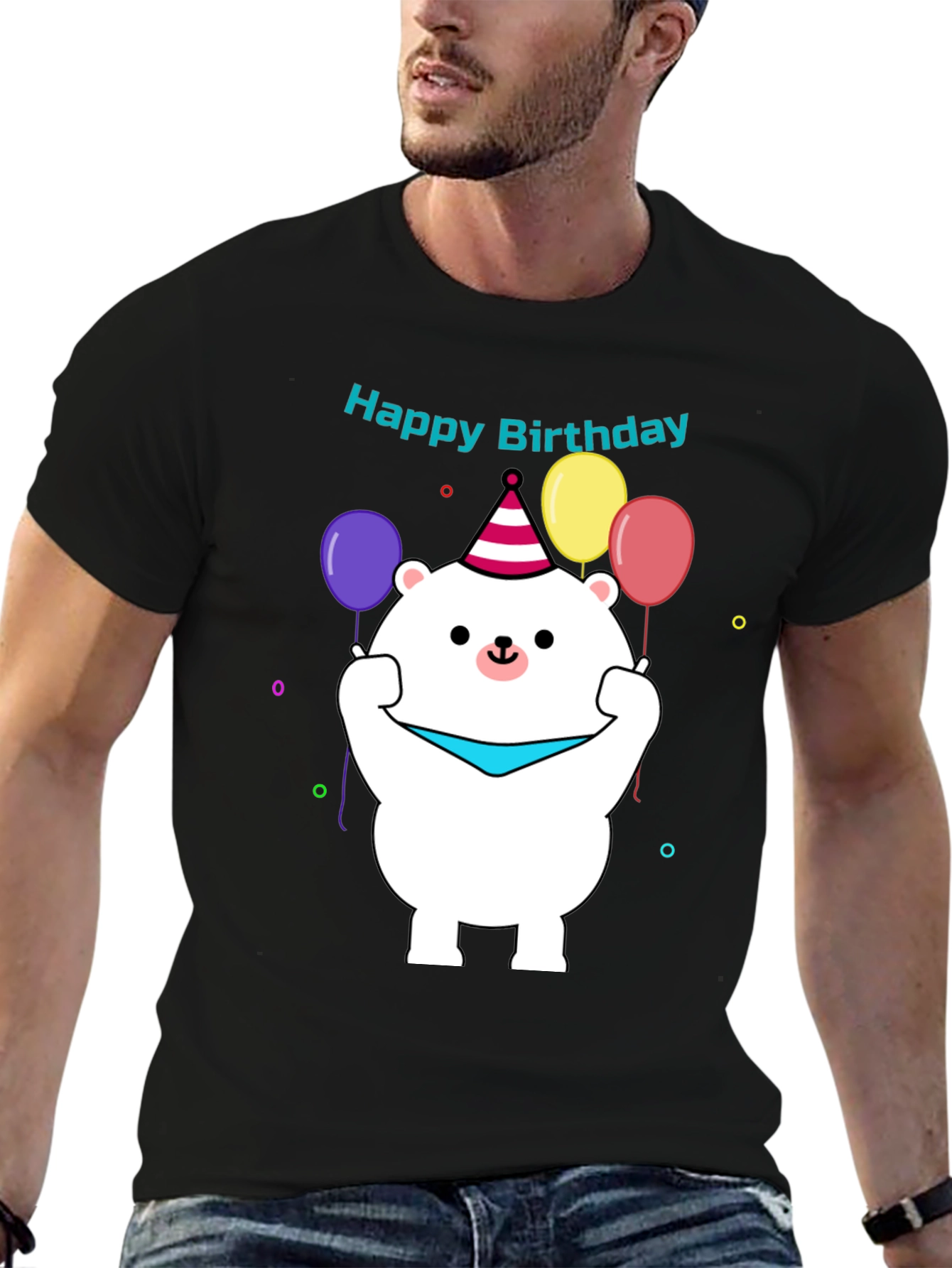 Happy Birthday Bear T-Shirt