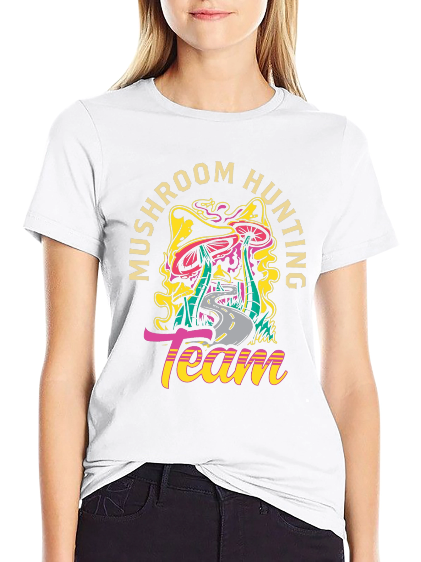Mushroom Hunting Team Graphic Tee
