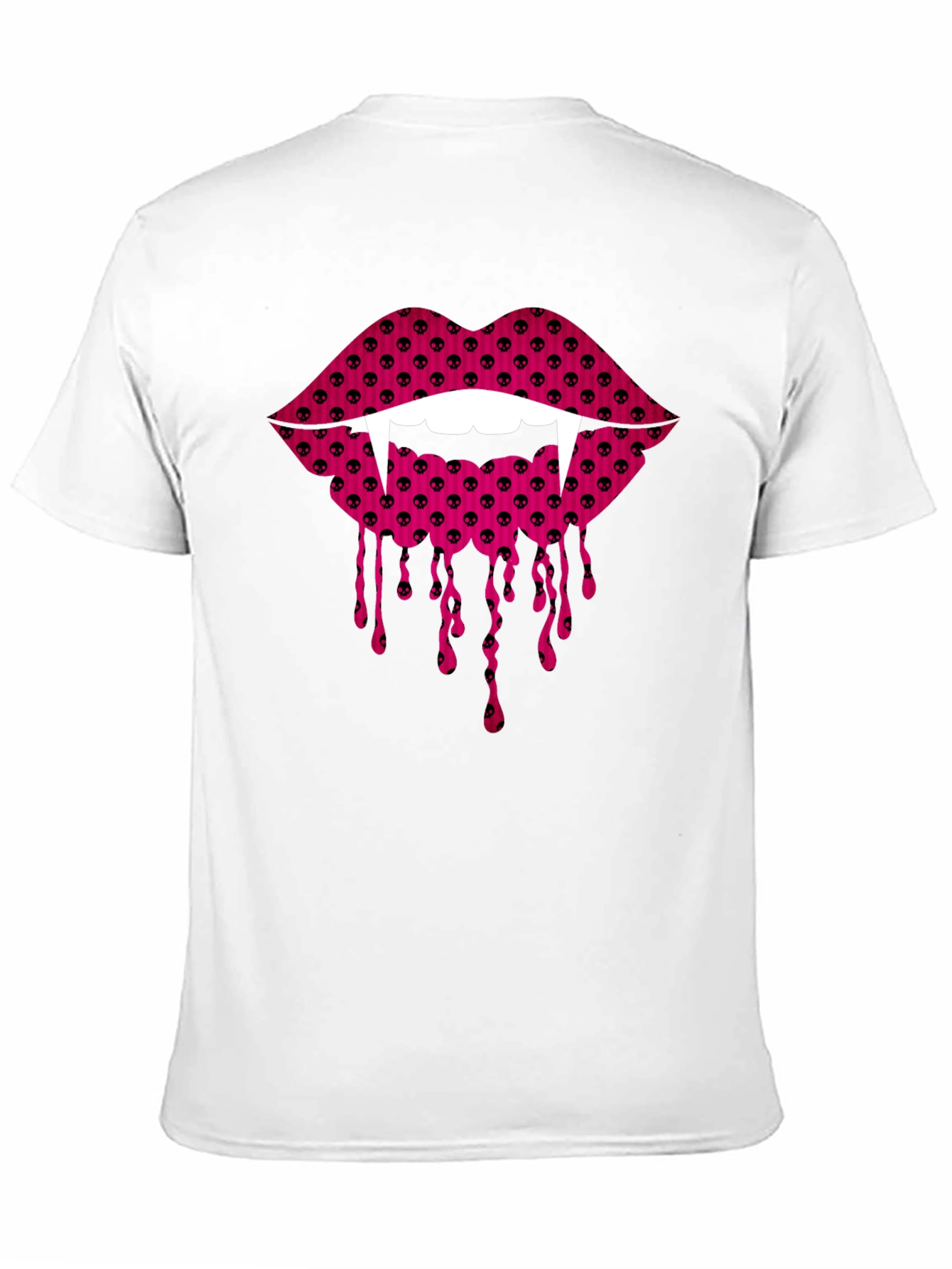 Vampire Lips Black T-Shirt