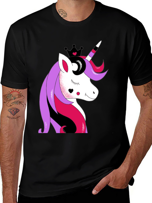 Unicorn Crown Graphic T-Shirt - Stylish and Fun