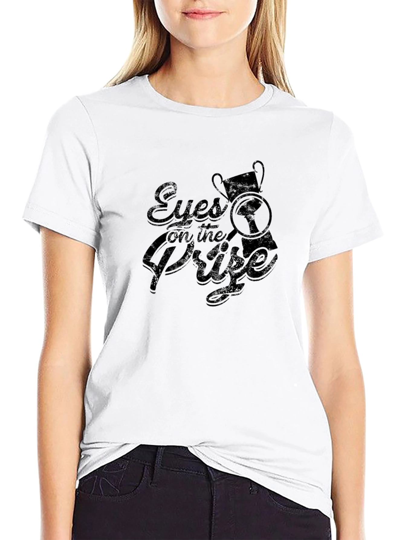 Eyes on the Prize T-Shirt - Motivation Black Tee