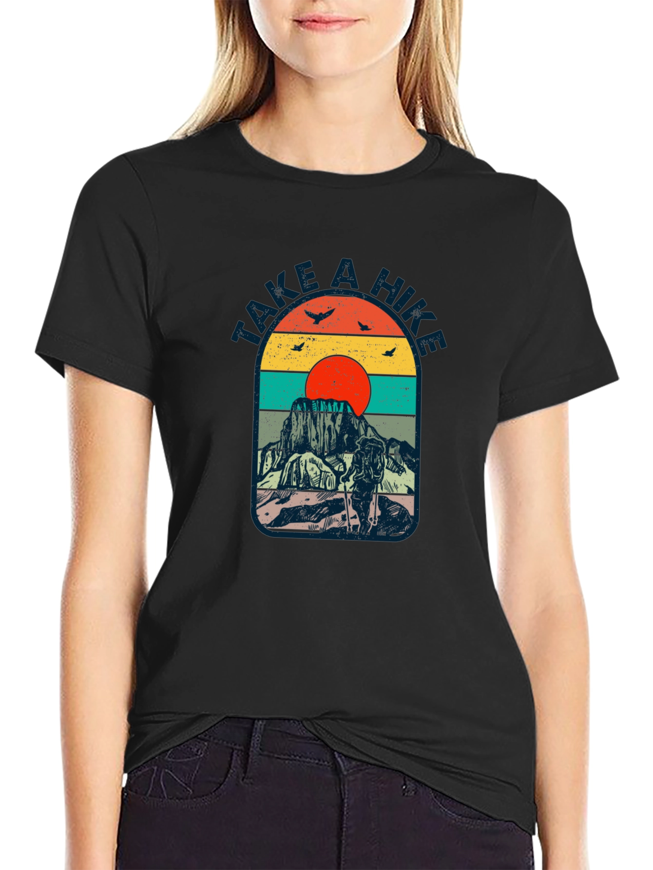 Retro Take a Hike Graphic T-Shirt