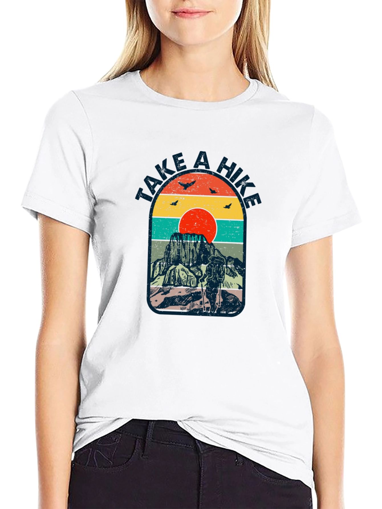 Retro Take a Hike Graphic T-Shirt