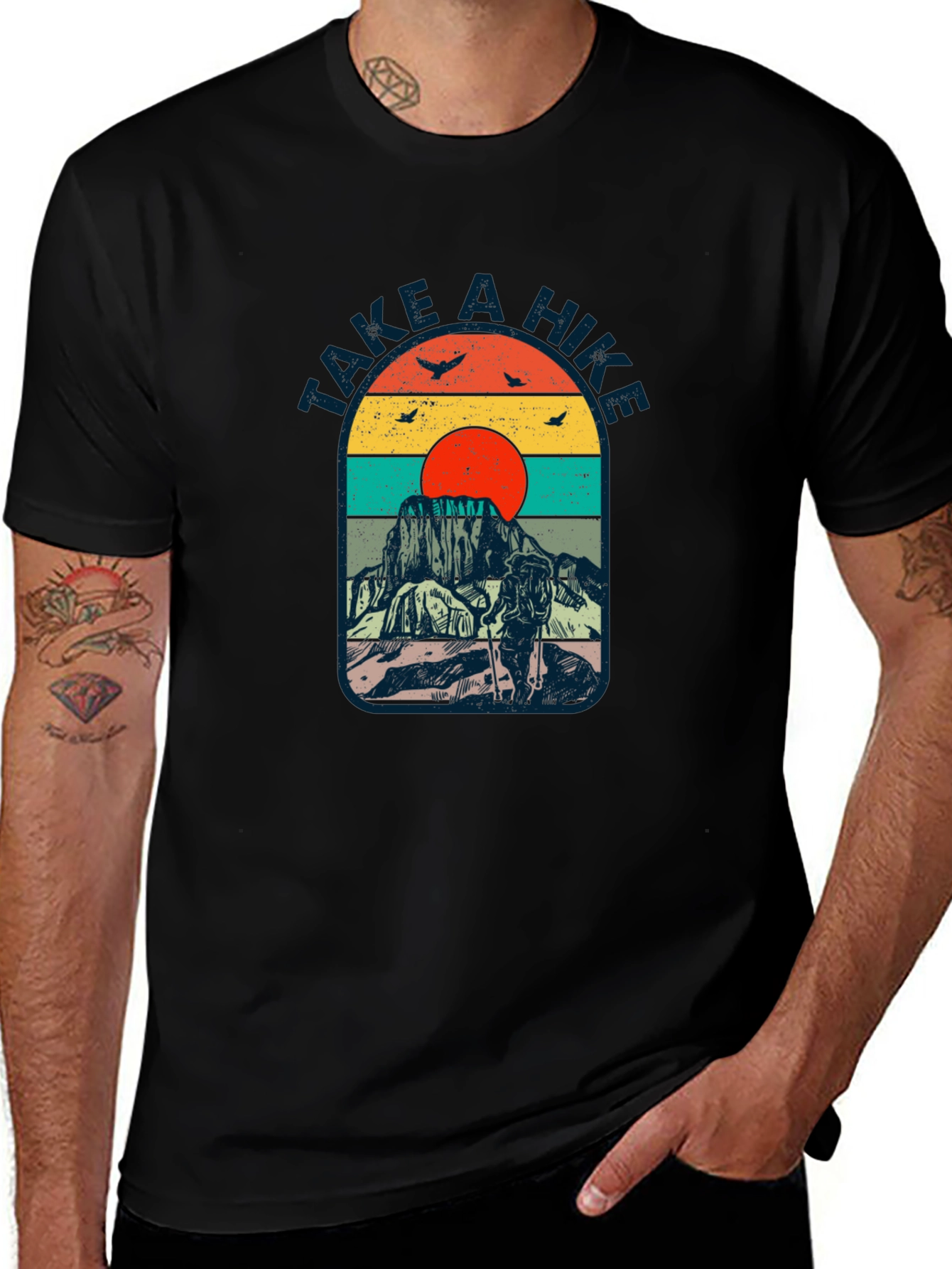 Retro Take a Hike Graphic T-Shirt