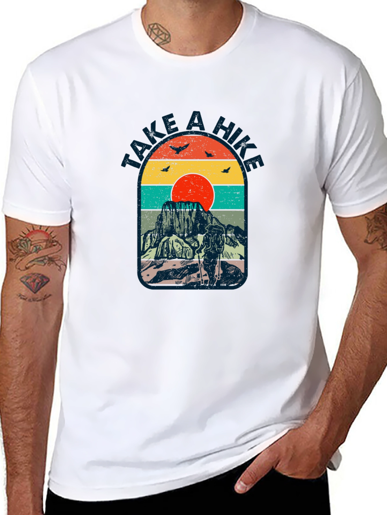 Retro Take a Hike Graphic T-Shirt