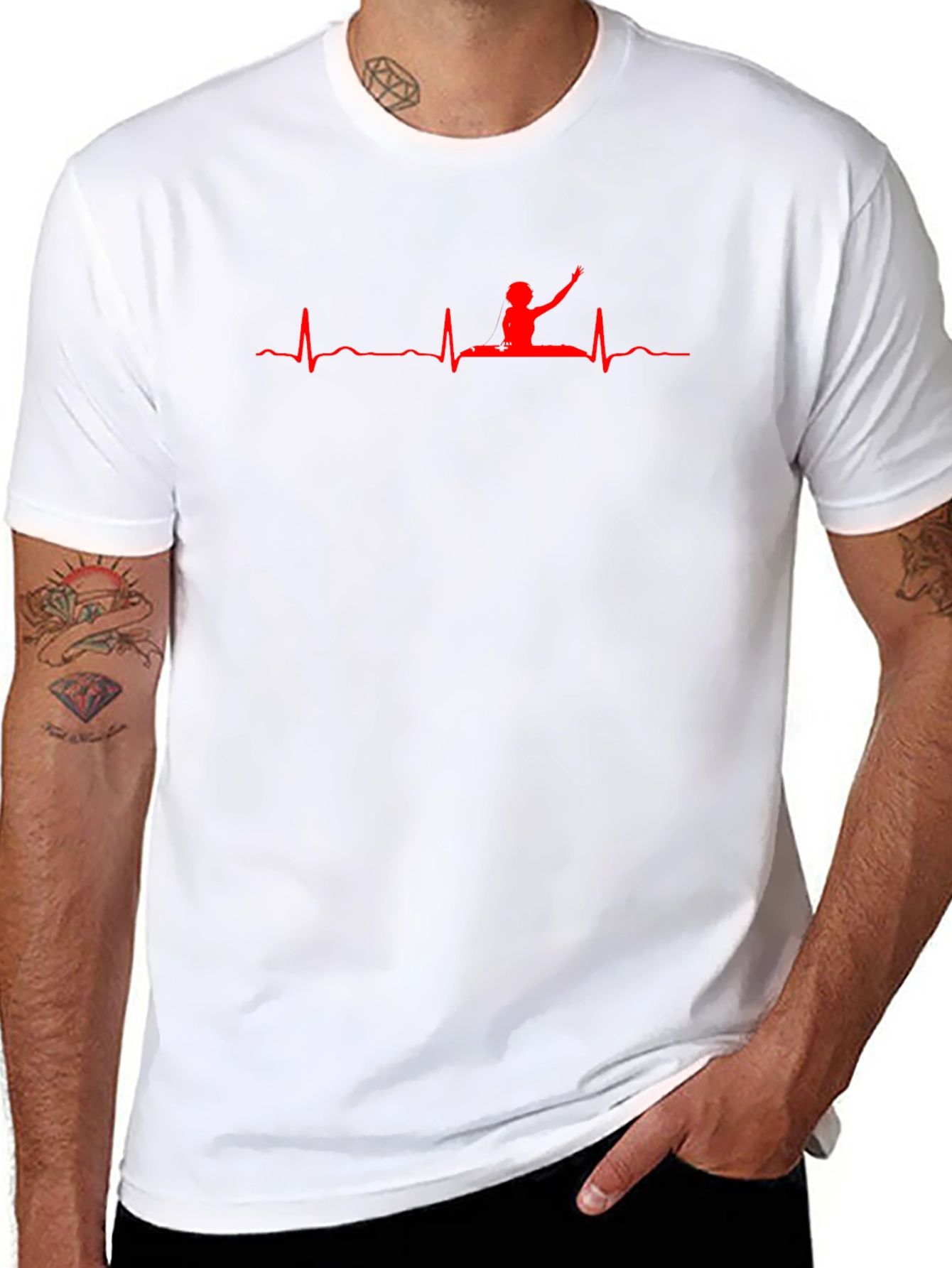 Gymnast Heartbeat Graphic T-Shirt