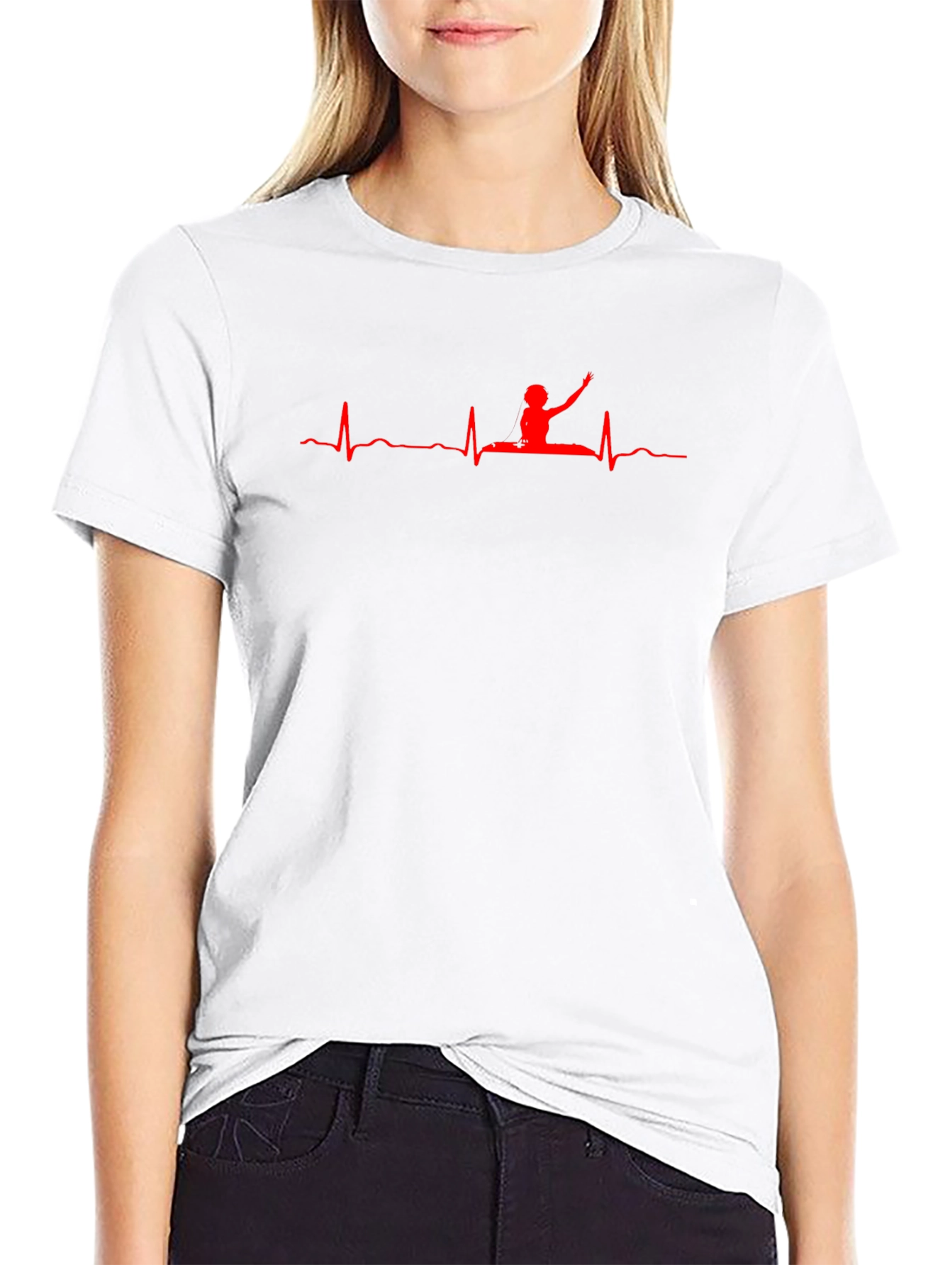Gymnast Heartbeat Graphic T-Shirt