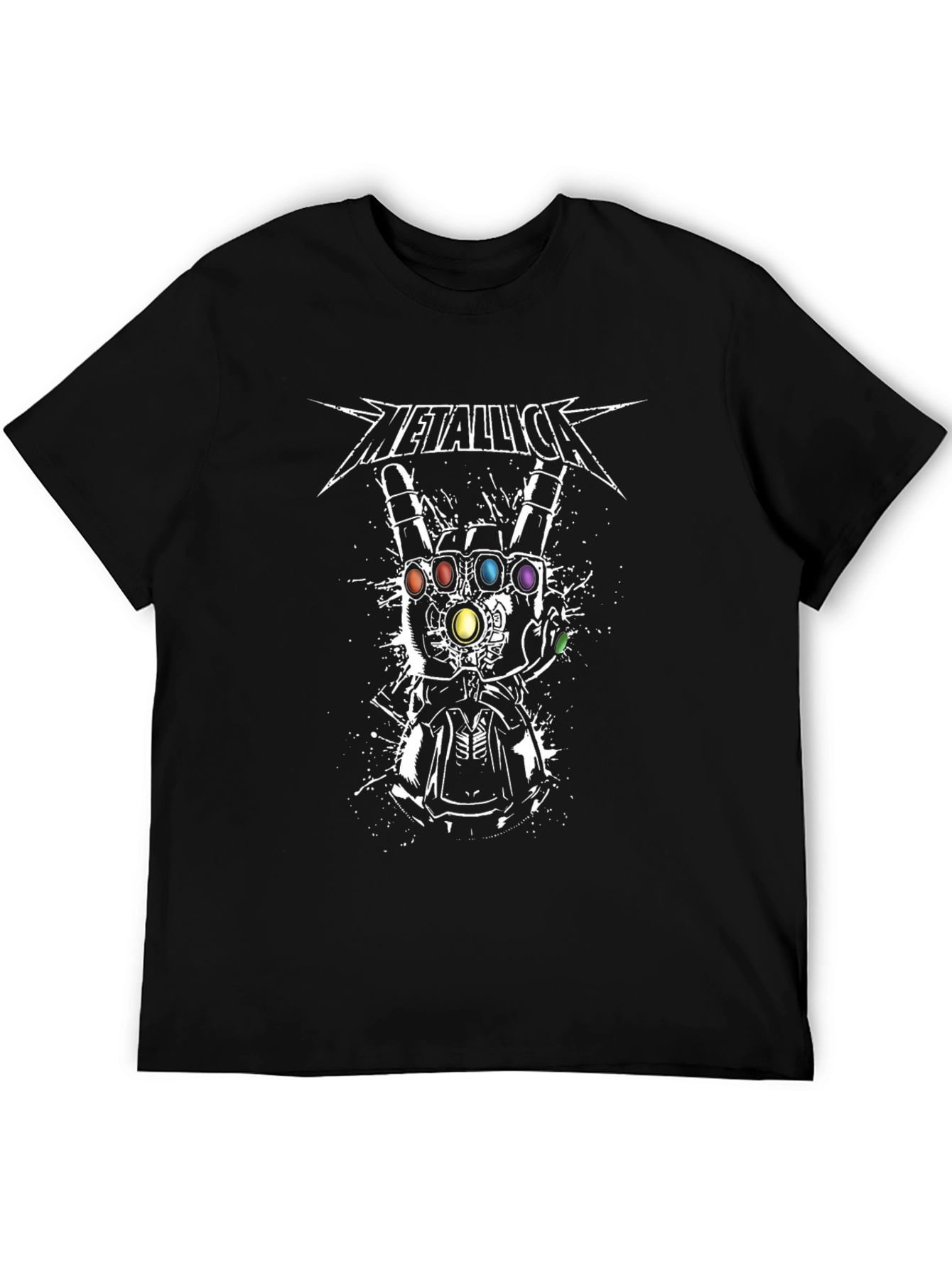 Metallica Infinity Gauntlet Black T-Shirt