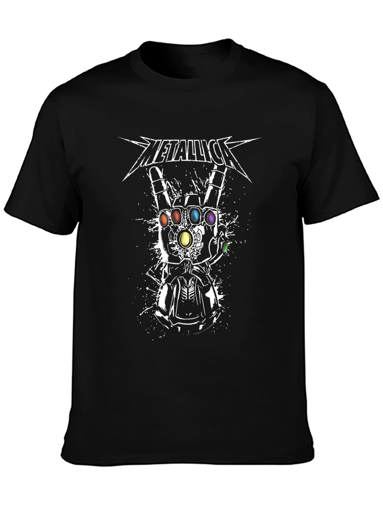 Metallica Infinity Gauntlet Black T-Shirt