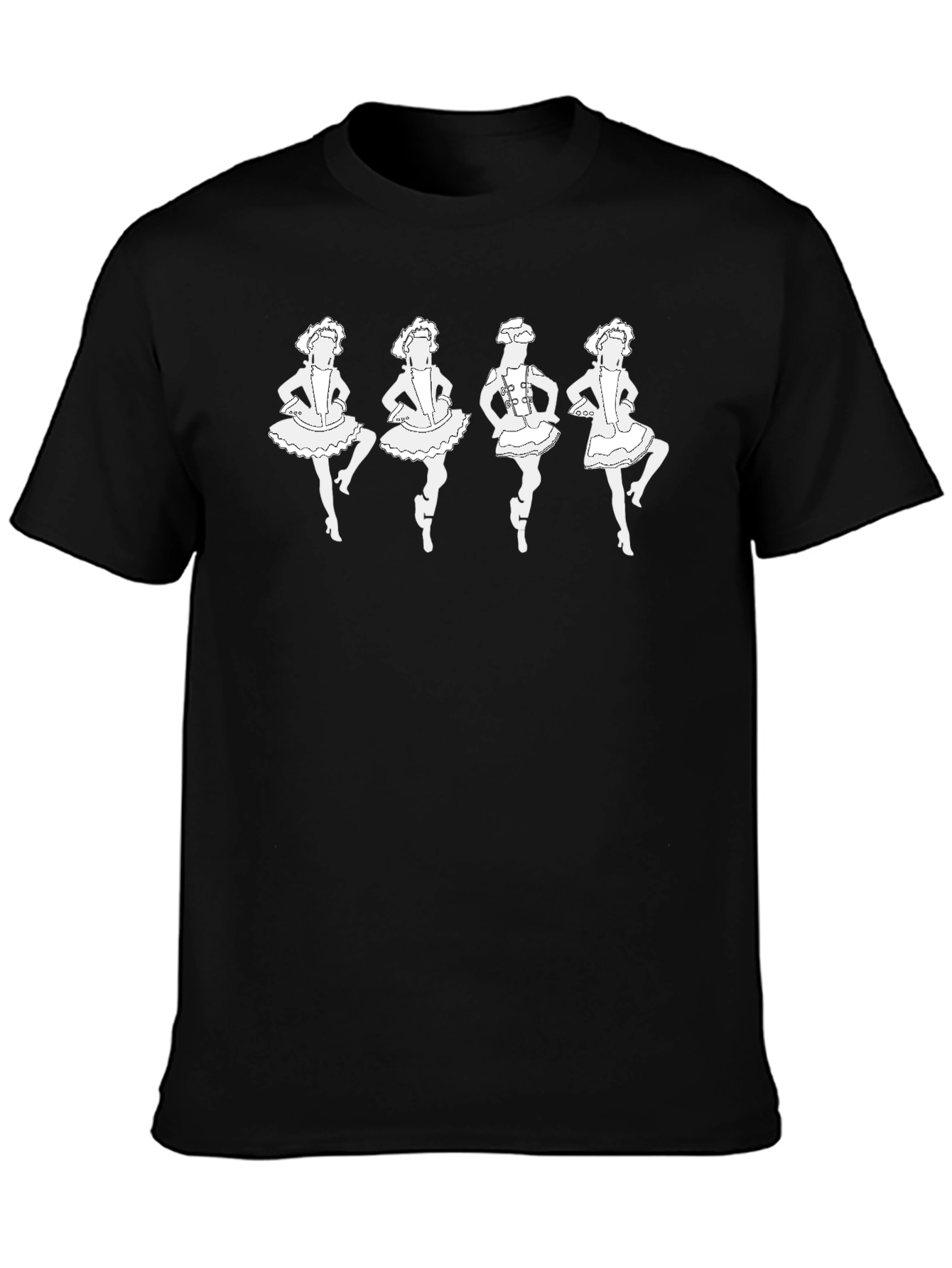 Irish Dance T-Shirt - Black Cotton Tee