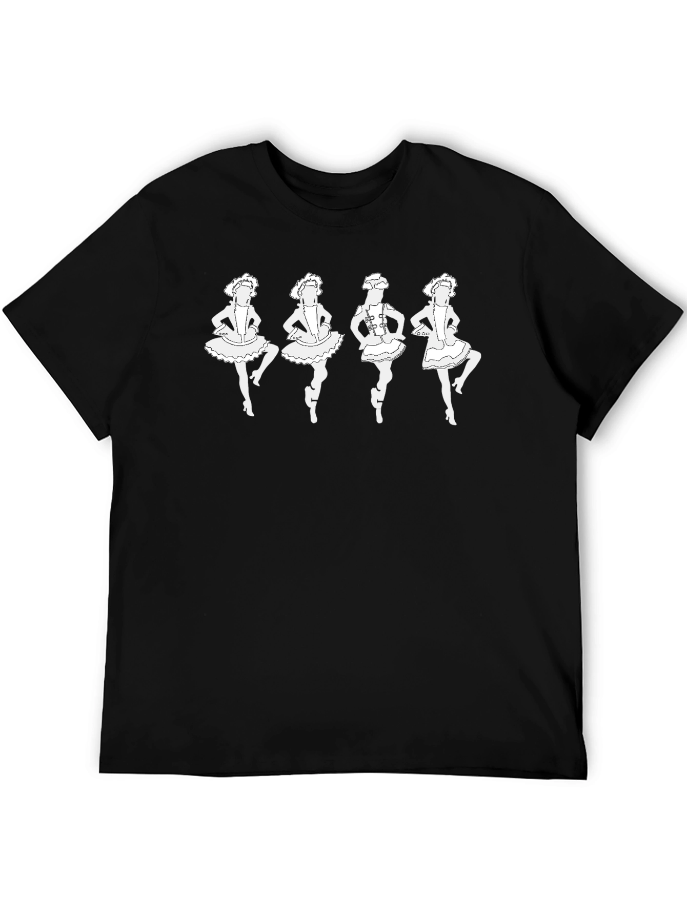 Irish Dance T-Shirt - Black Cotton Tee