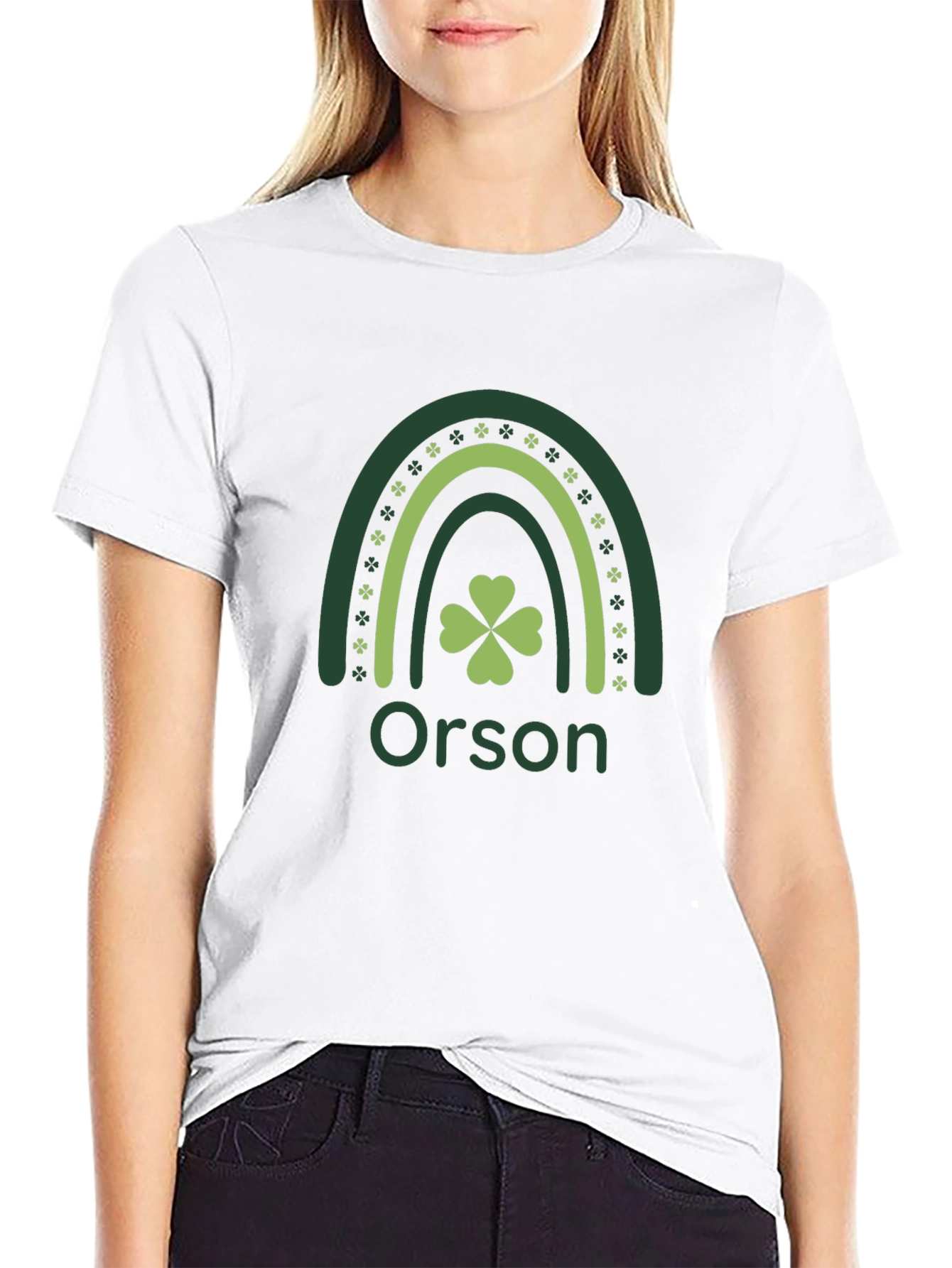 Orson St. Patricks Day Shamrock Rainbow T-Shirt
