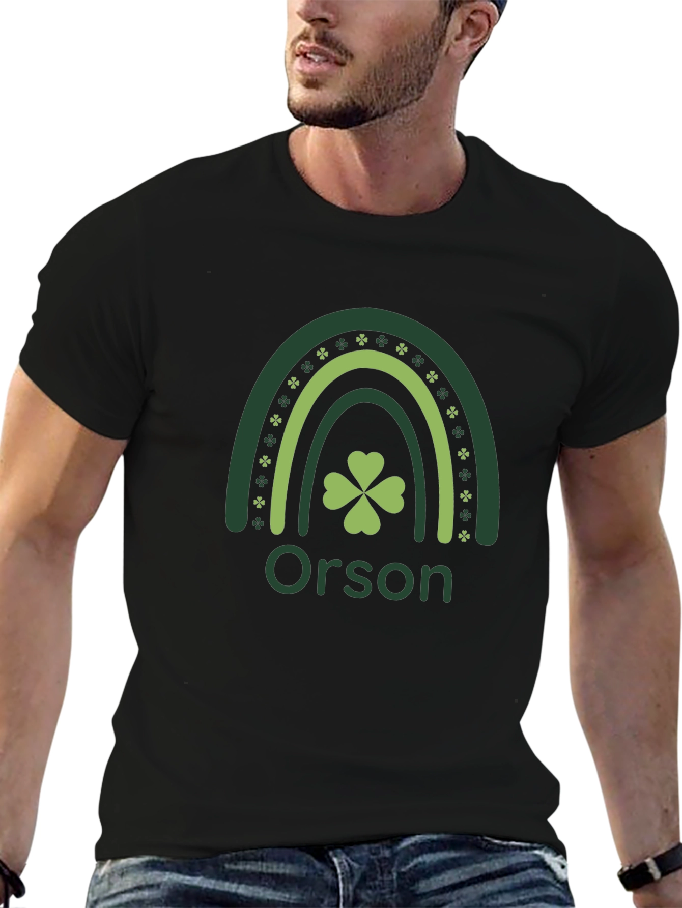 Orson St. Patricks Day Shamrock Rainbow T-Shirt