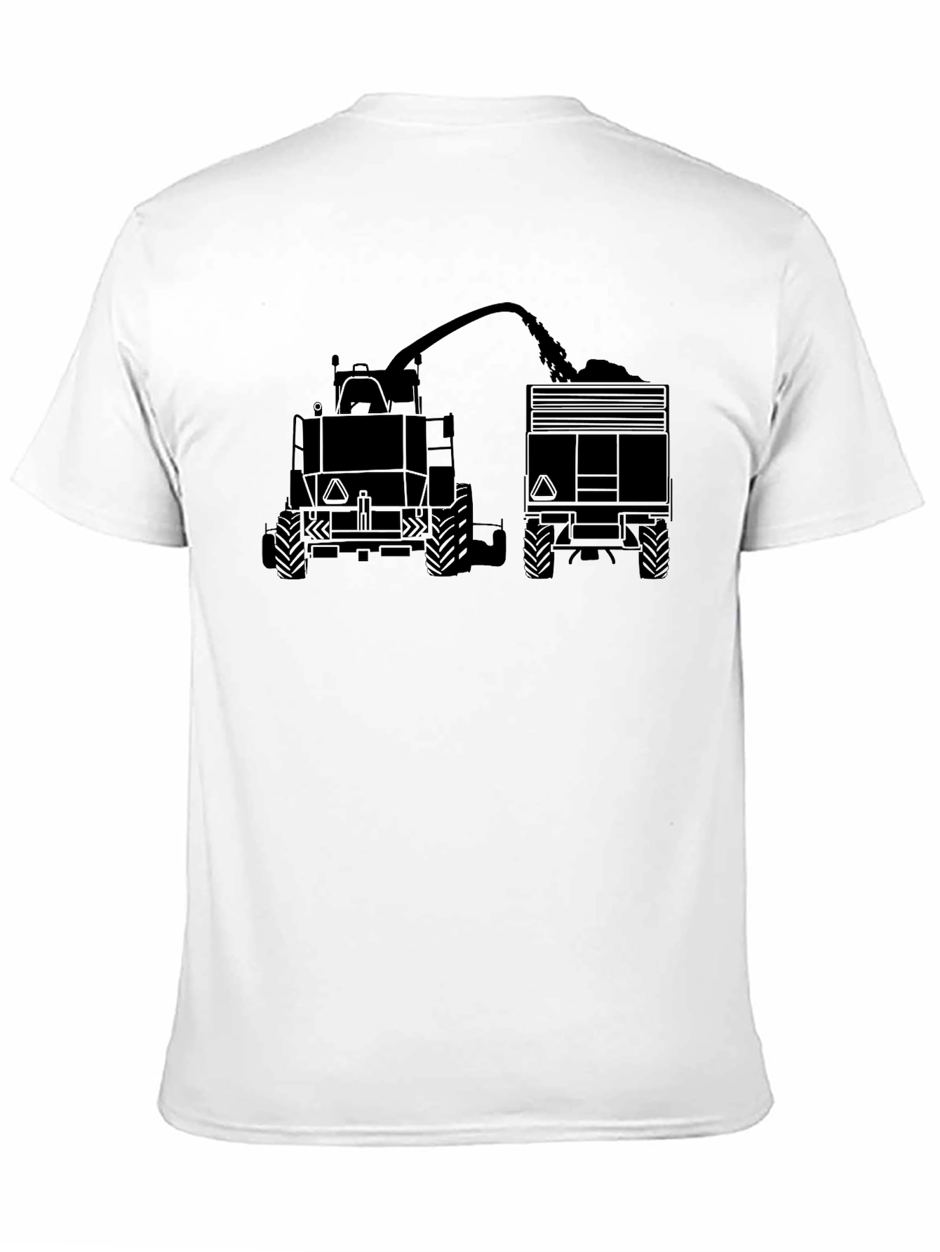 Black Tractor Tee: Farm Life Graphic T-Shirt