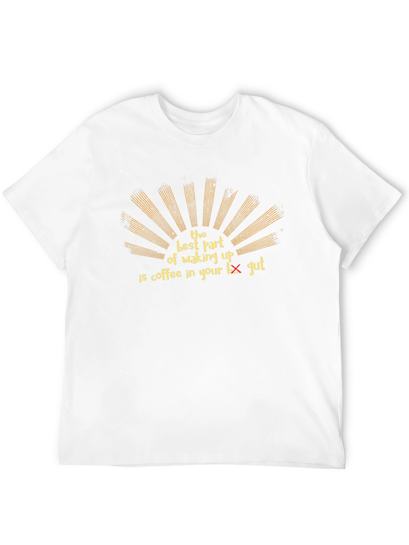 Coffee in Your Gut T-Shirt - Funny Graphic Tee