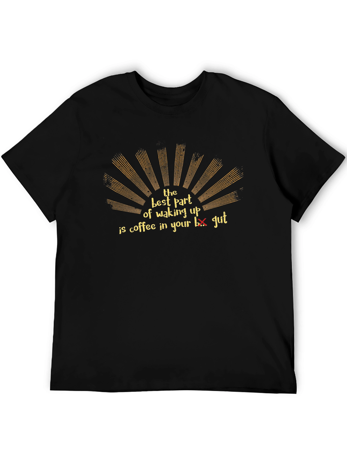 Coffee in Your Gut T-Shirt - Funny Graphic Tee