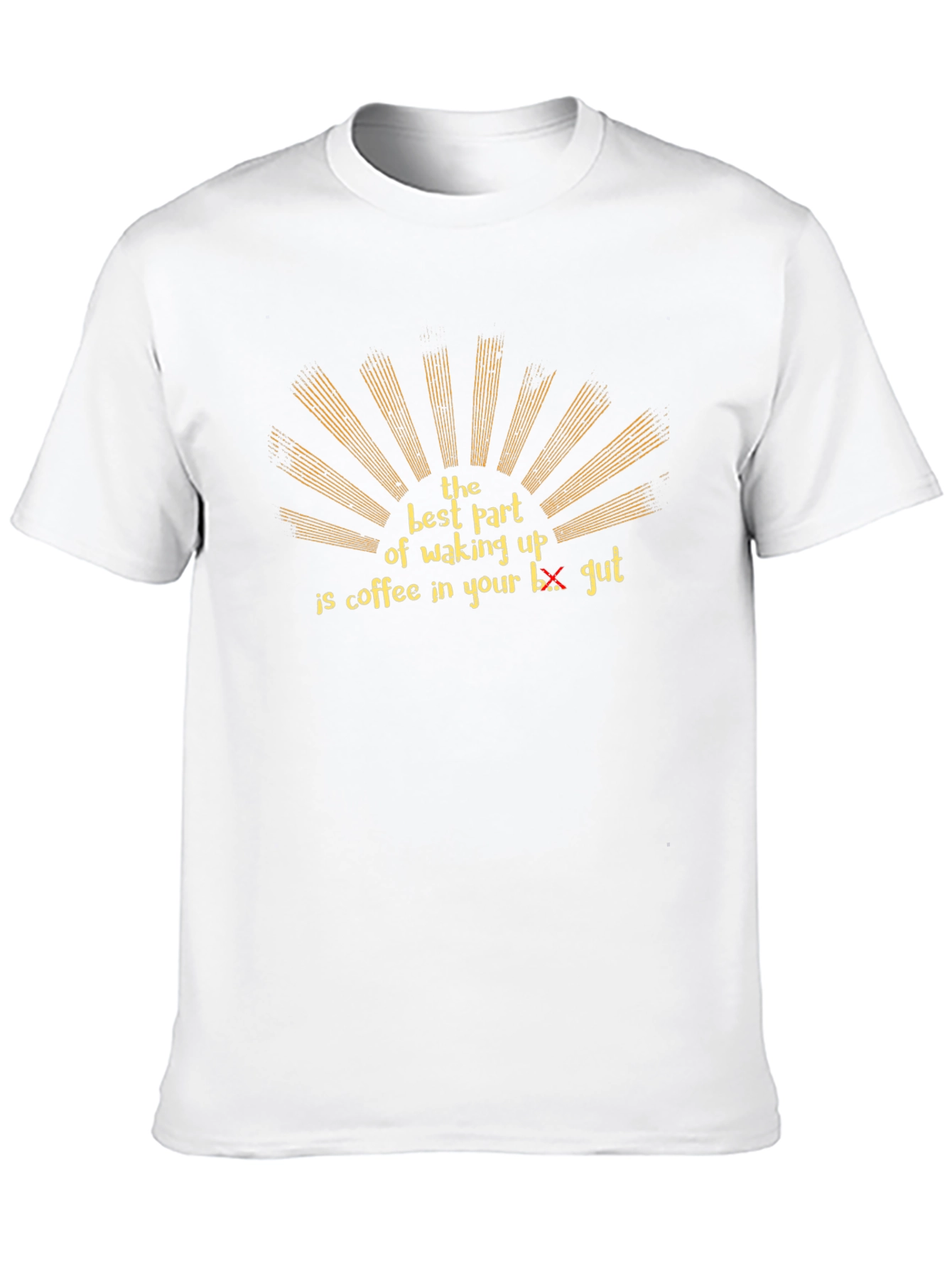Coffee in Your Gut T-Shirt - Funny Graphic Tee