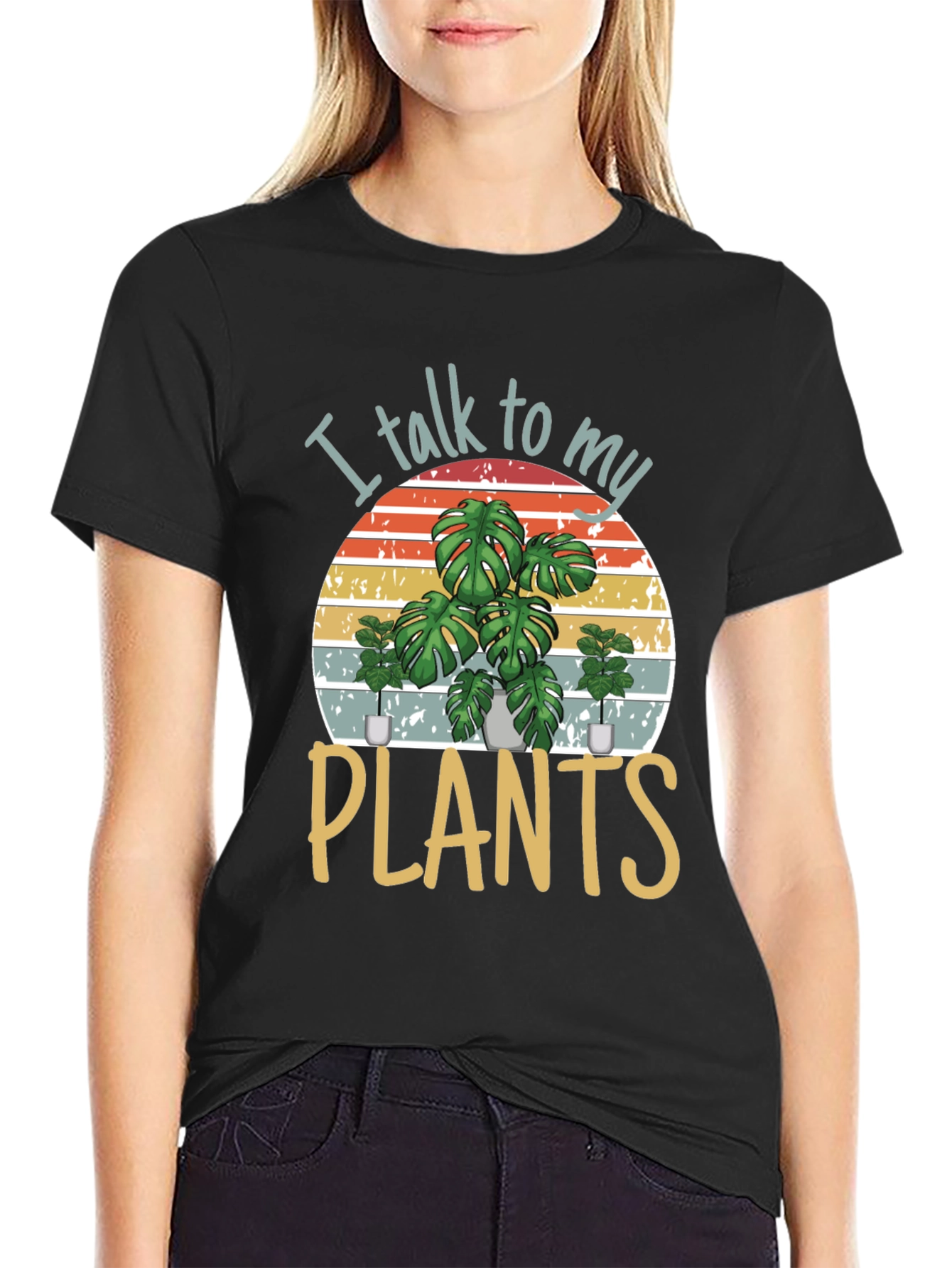 I Talk To My Plants Graphic Tee