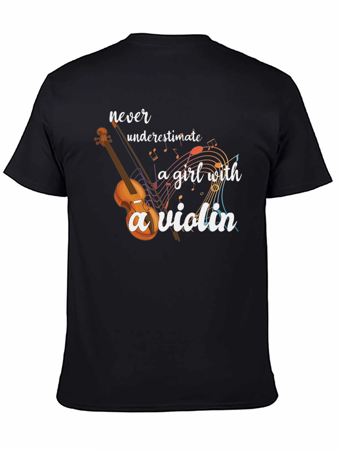 Violin Girl Graphic Tee